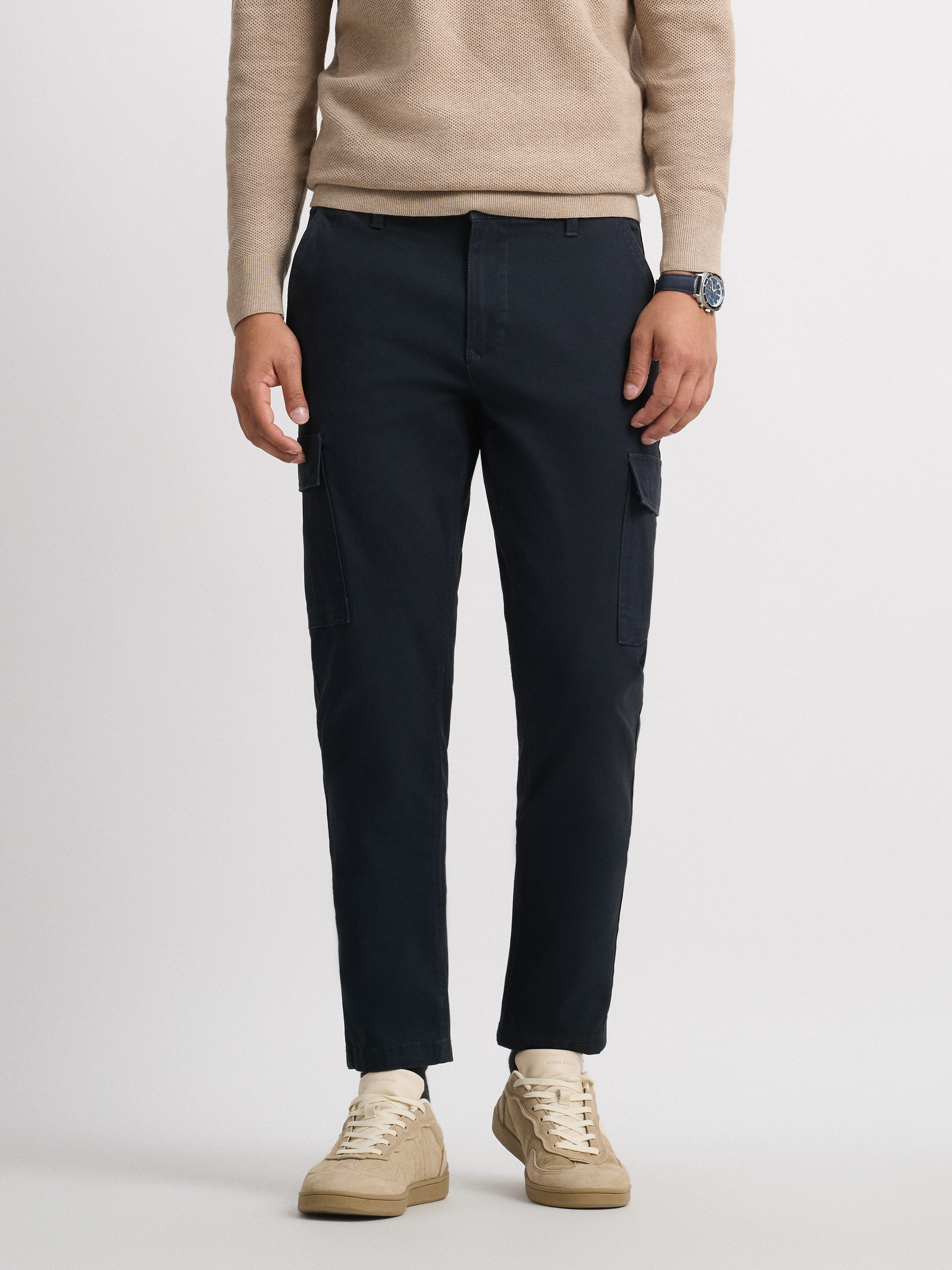 PANTALON CARGO ELVIS AZUL MARINO