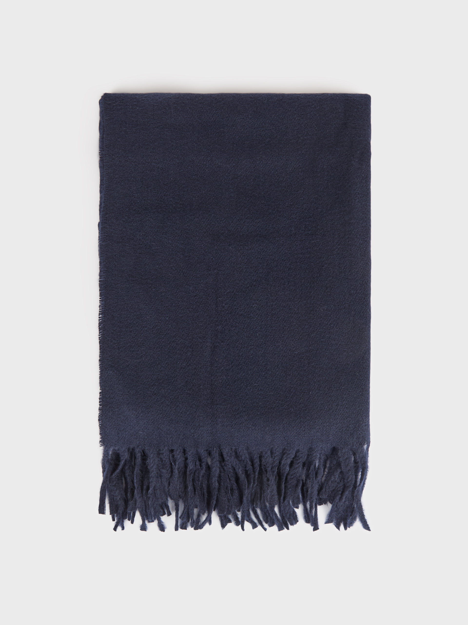 BUFANDA LISA AZUL MARINO