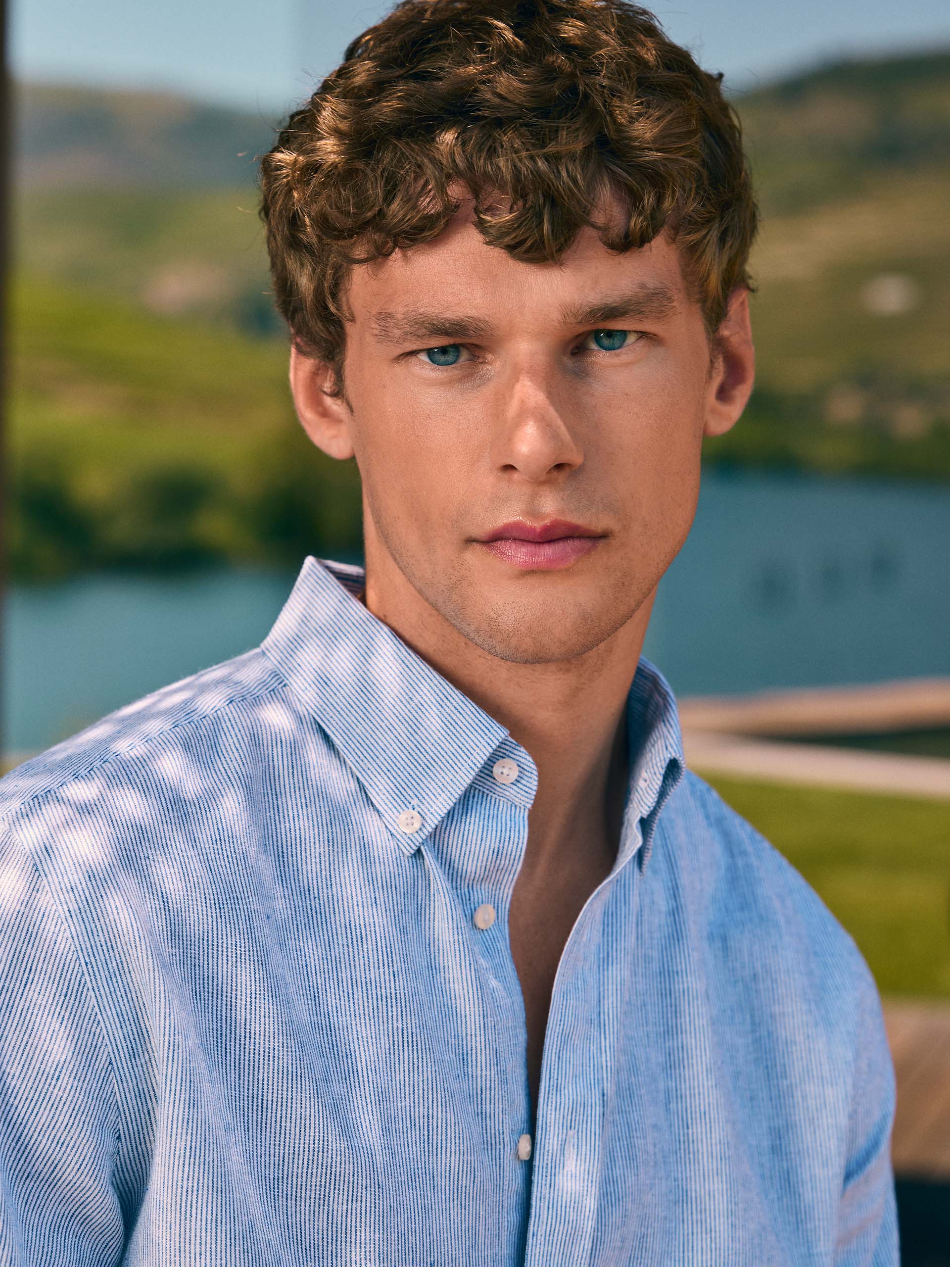 CAMISA LINO MIL RAYAS