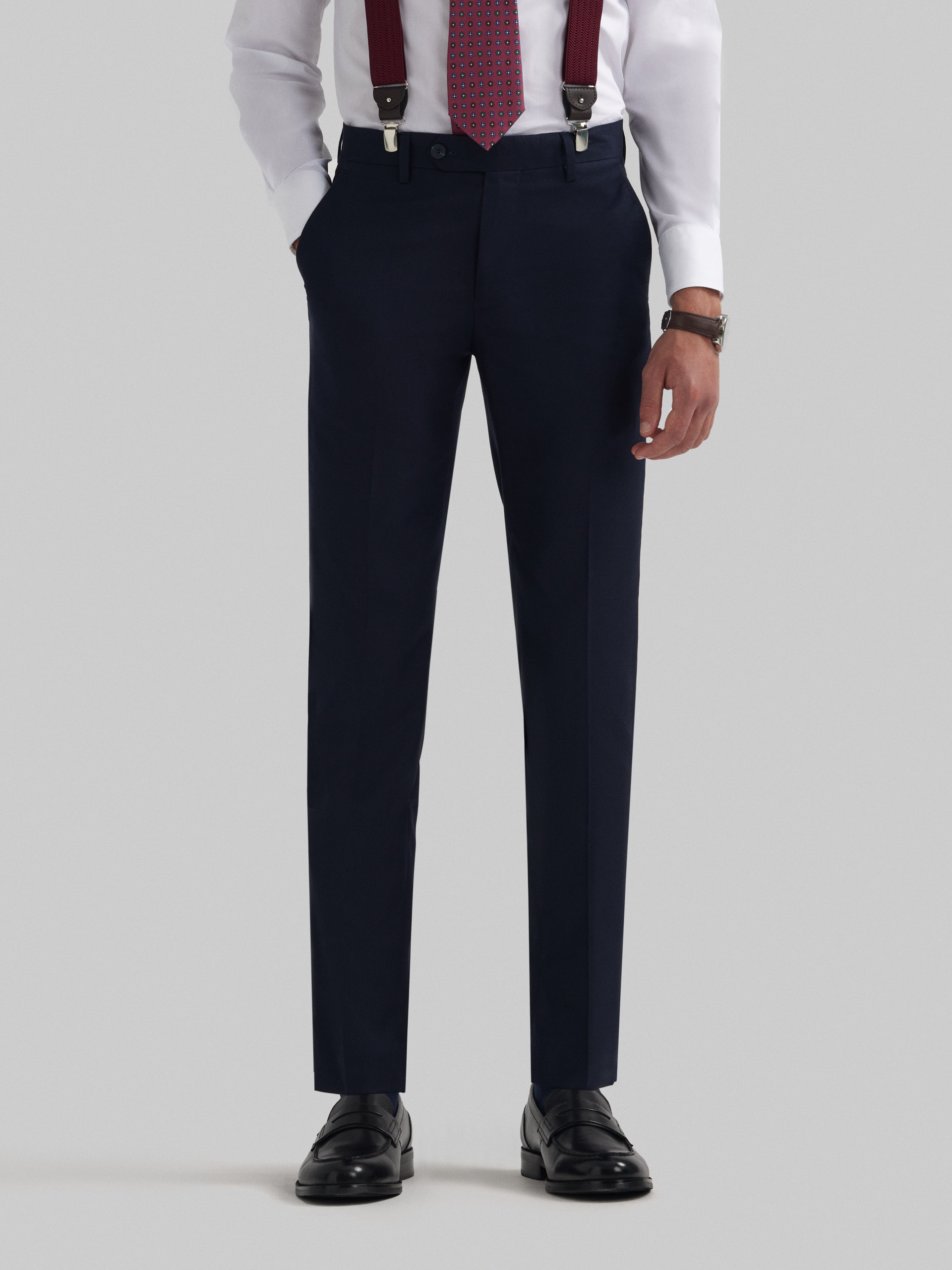 PANTALON TWILL CADETE AZUL MARINO