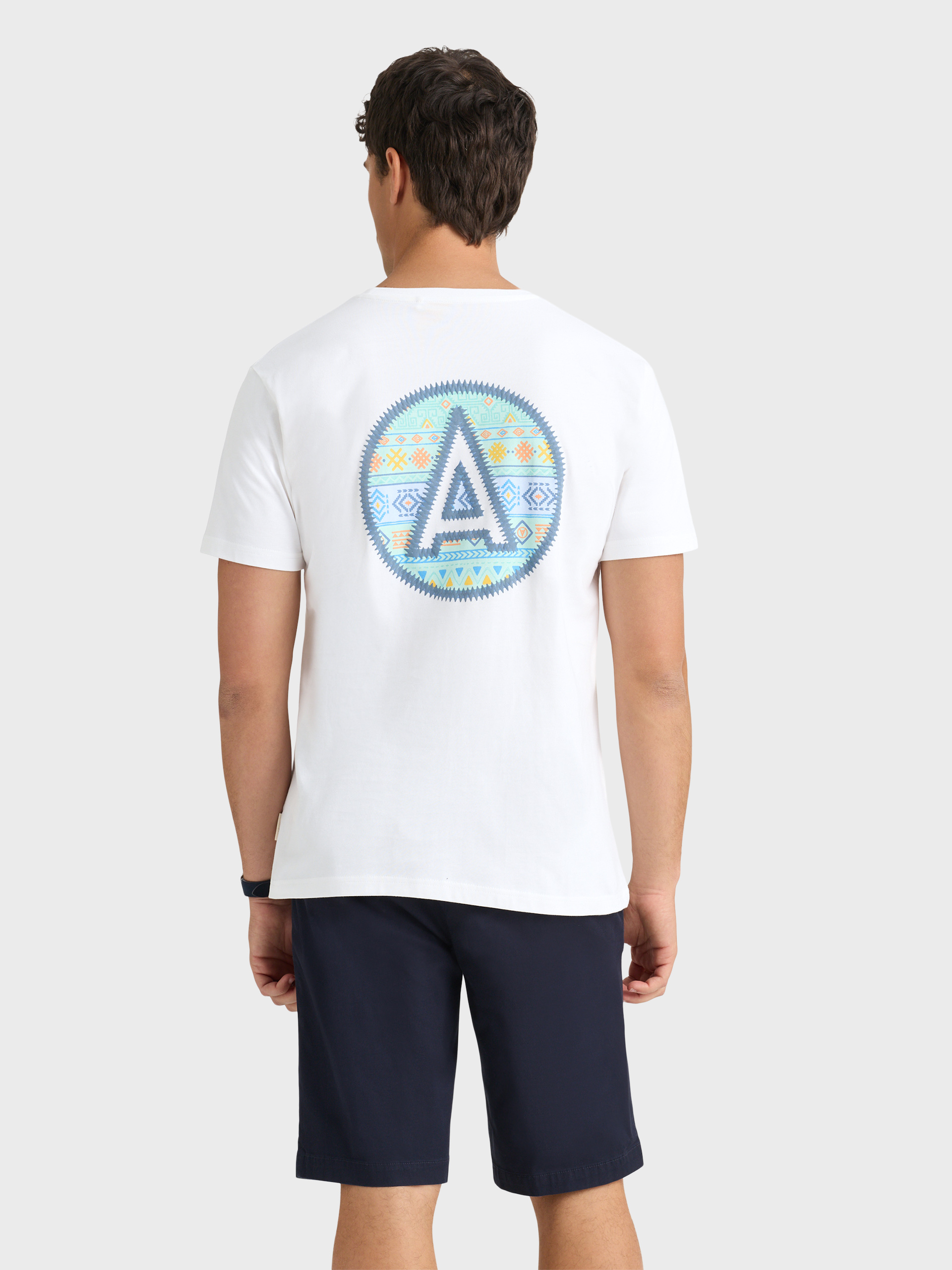 CAMISETA ETNICA BLANCO