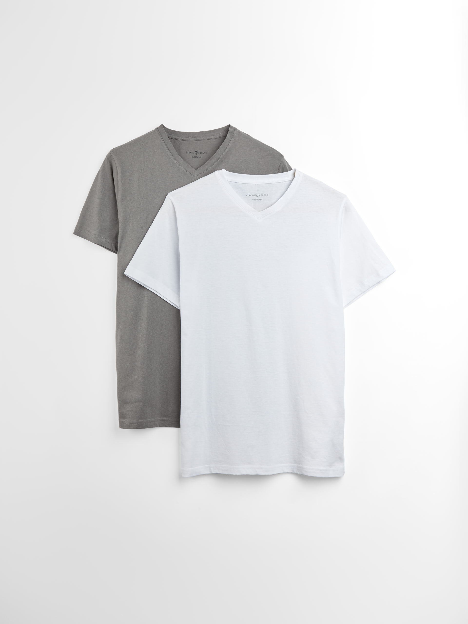 CAMISETA 2SET V-NECK BLANCO