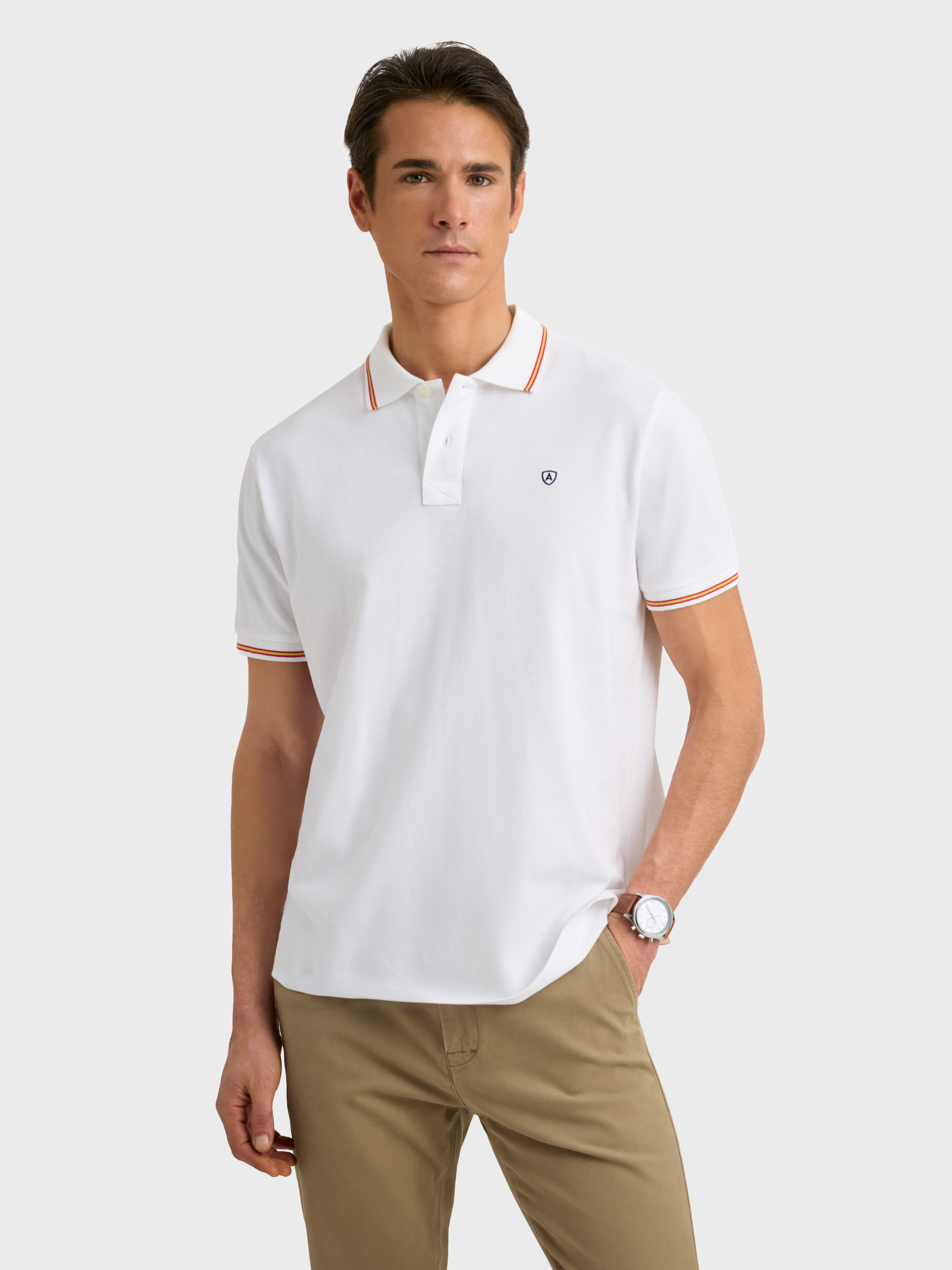 POLO FLAG BLANCO