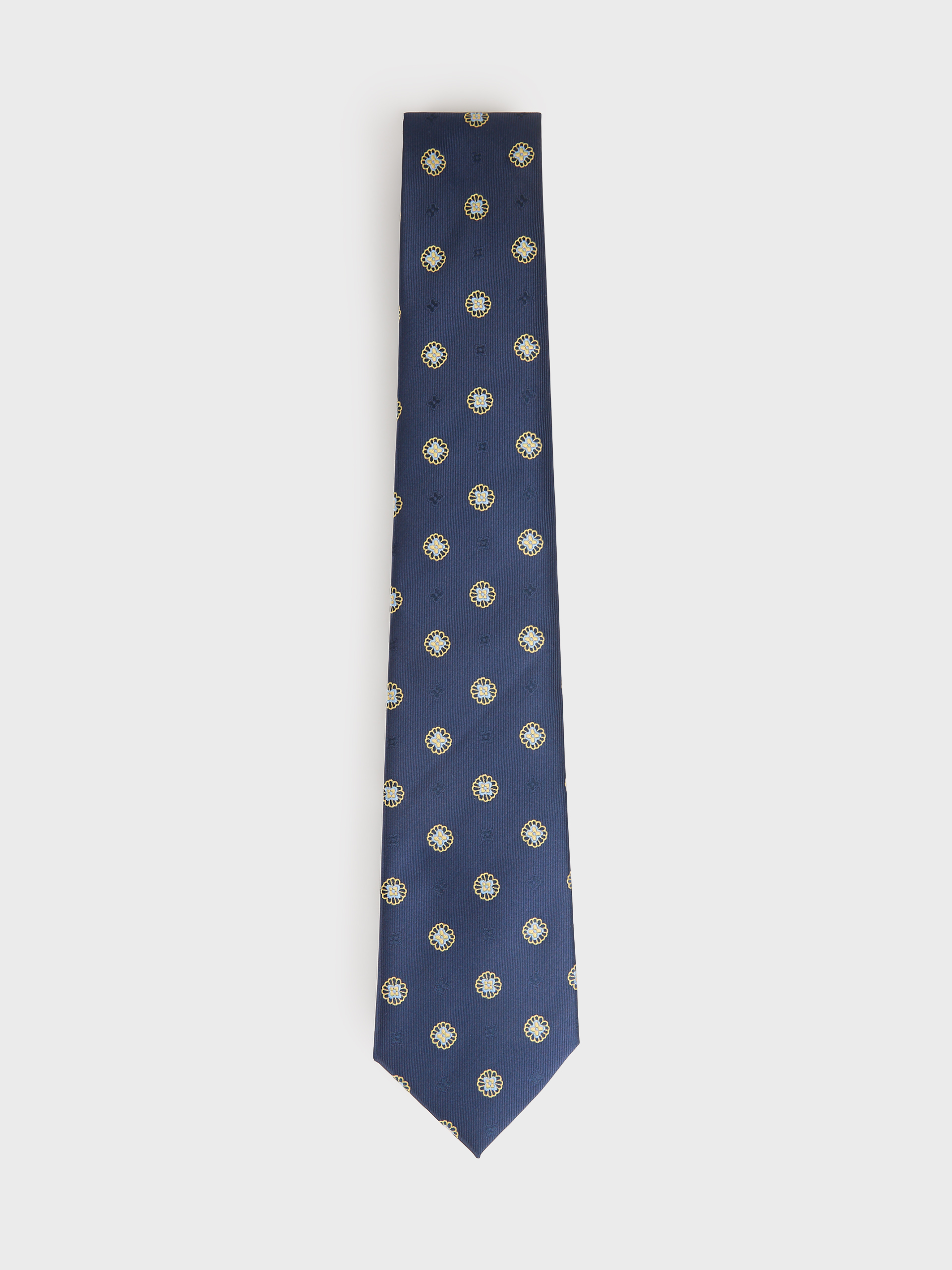 CORBATA JAQUARD MF AZUL MARINO