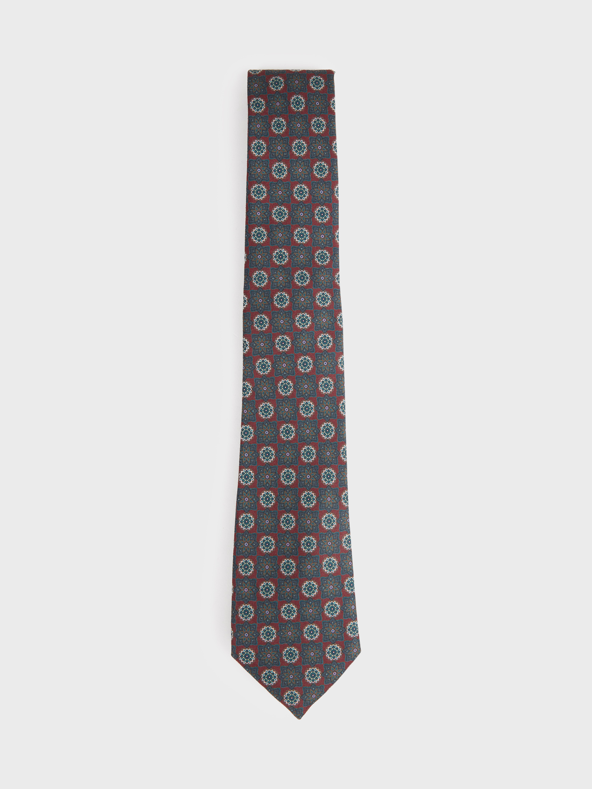 CORBATA PRINTED BURDEOS