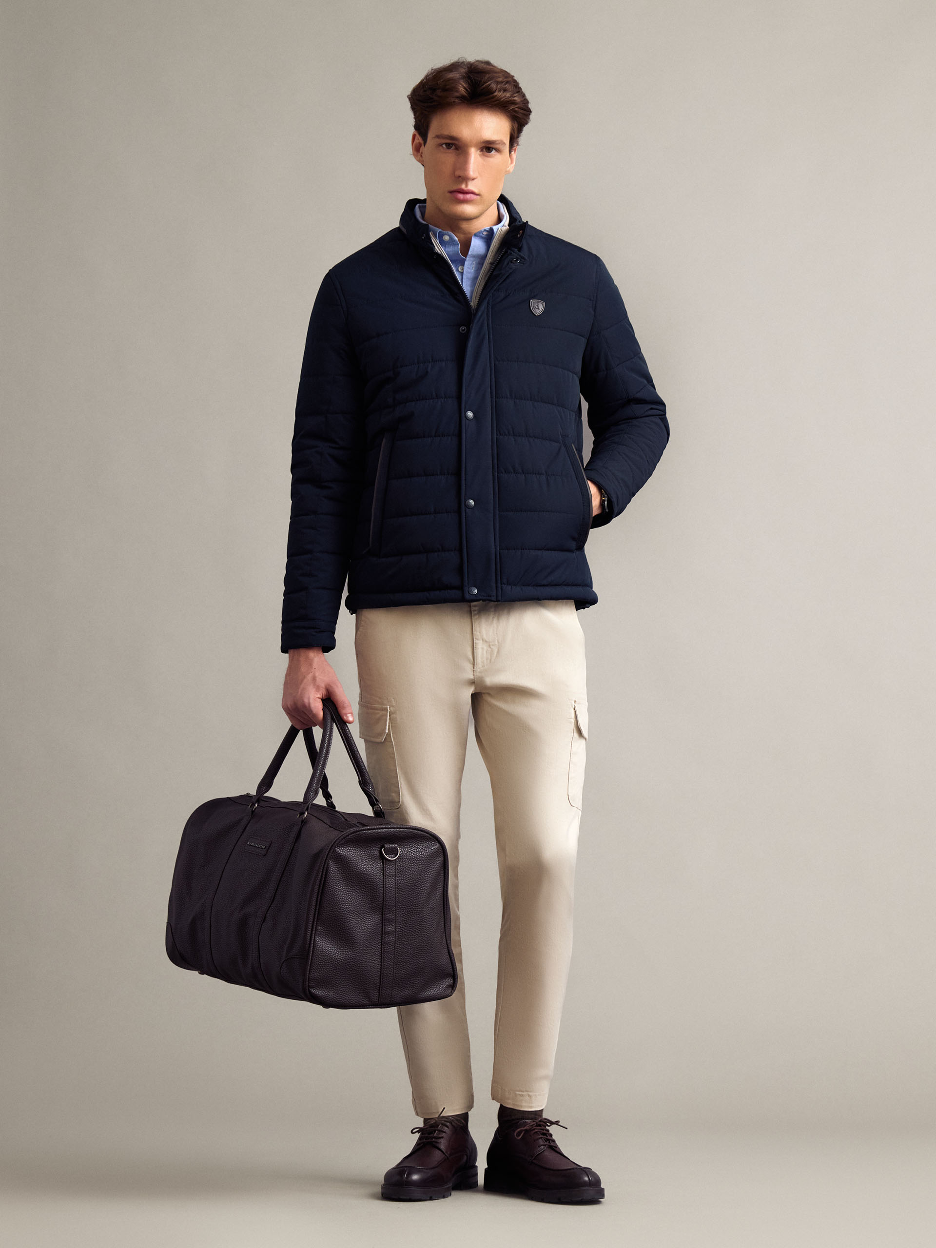 CAZADORA GOAT AZUL MARINO