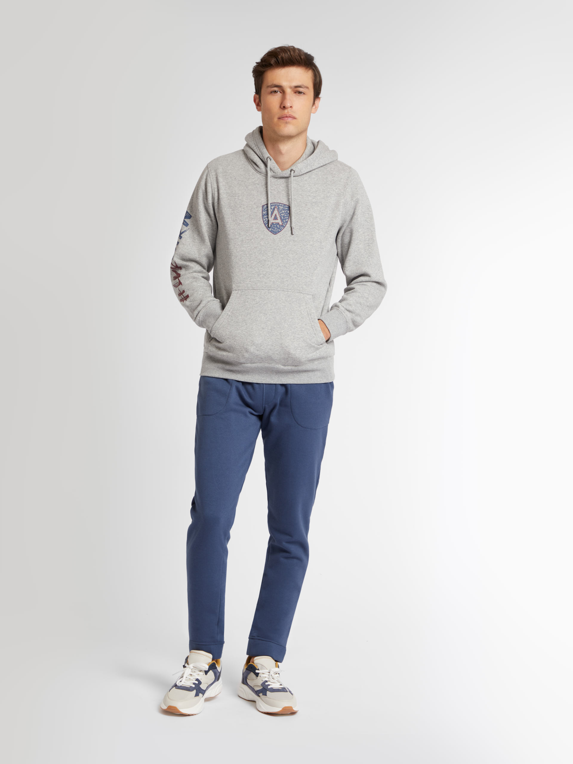 SUDADERA BRUSH GRIS