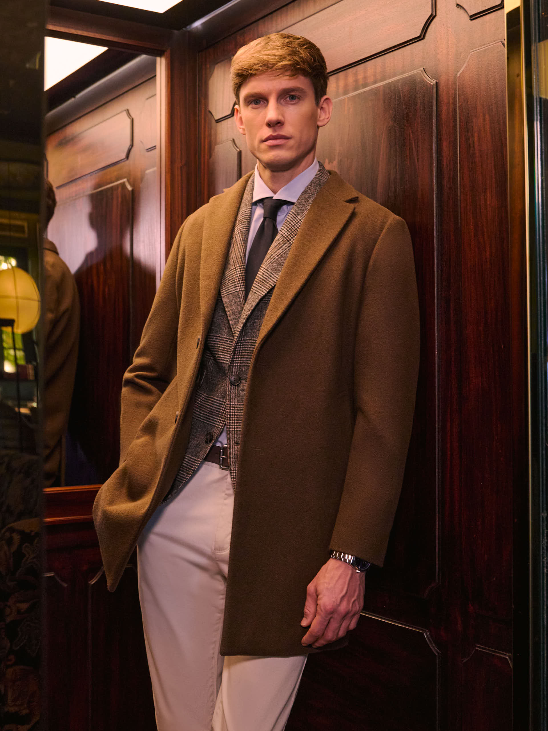 ABRIGO URBAN TWILL MARR&Oacute;N