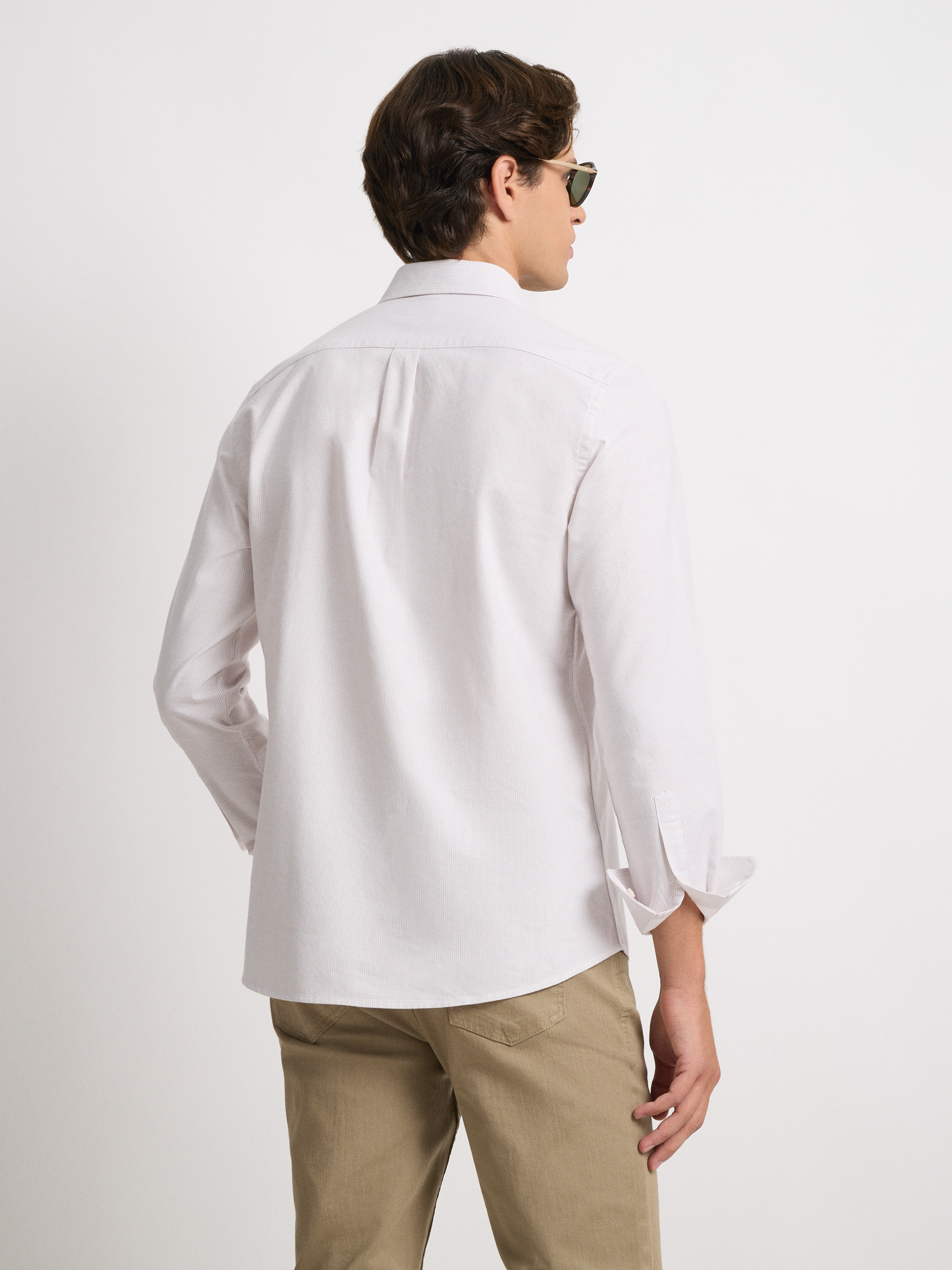 CAMISA MIL RAYAS POCKET