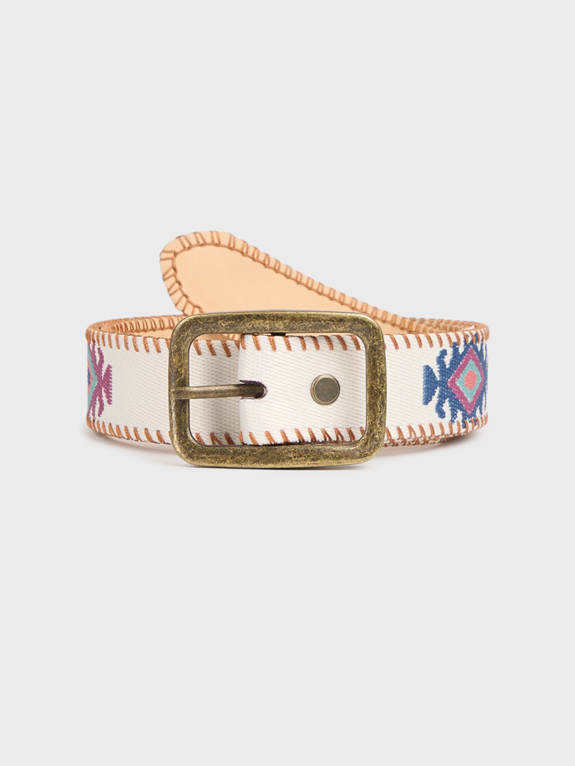 CINTURON INCA BLANCO