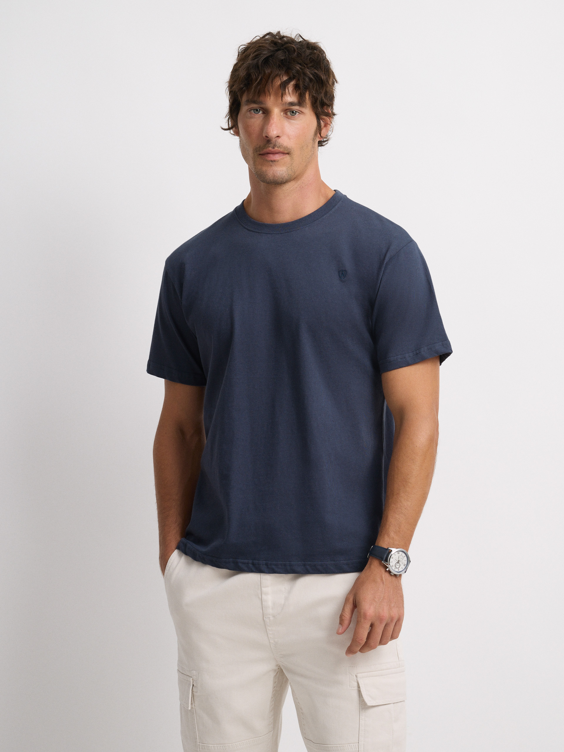 CAMISETA BASICA AZUL