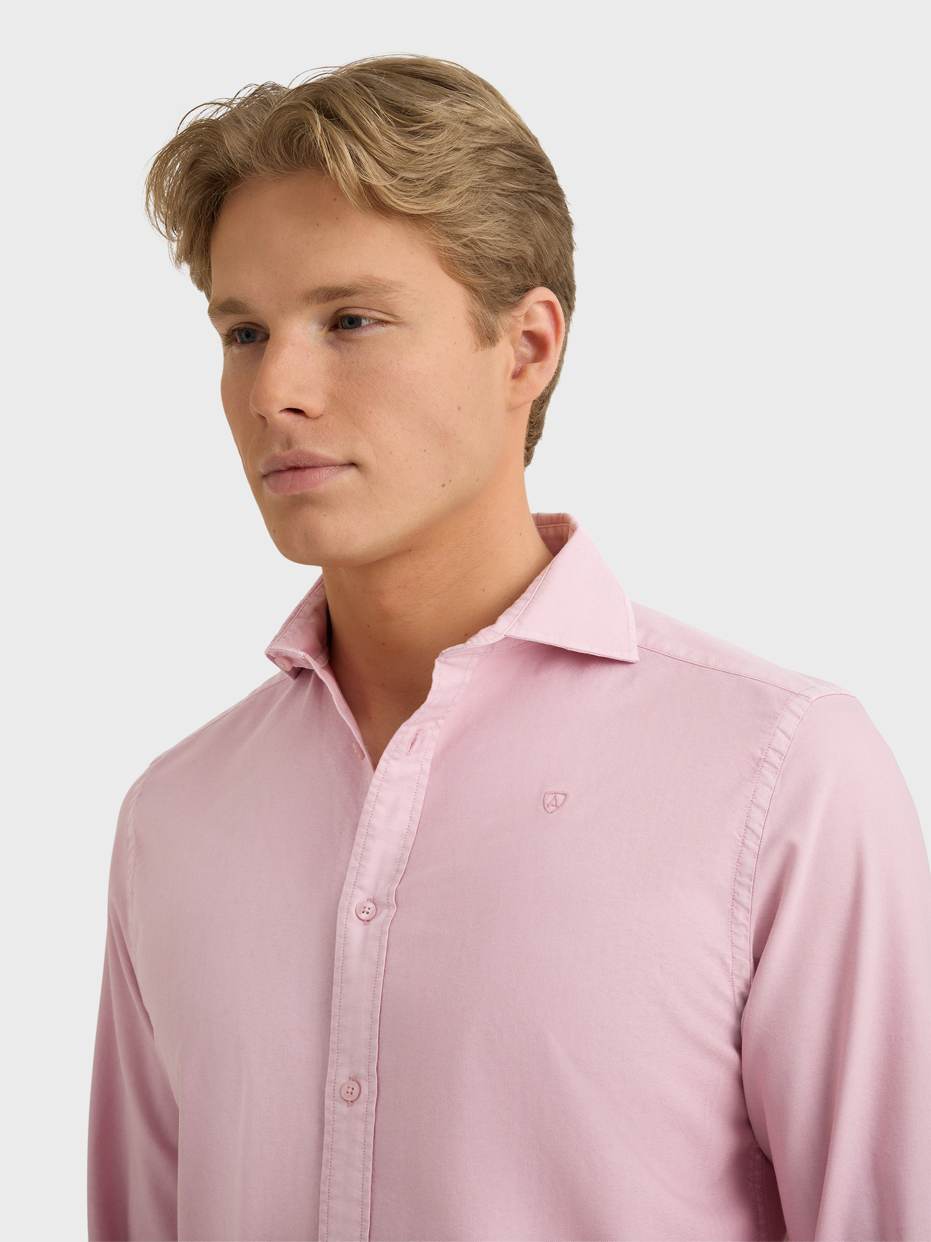 CAMISA OXFORD DYE TIE COLLAR