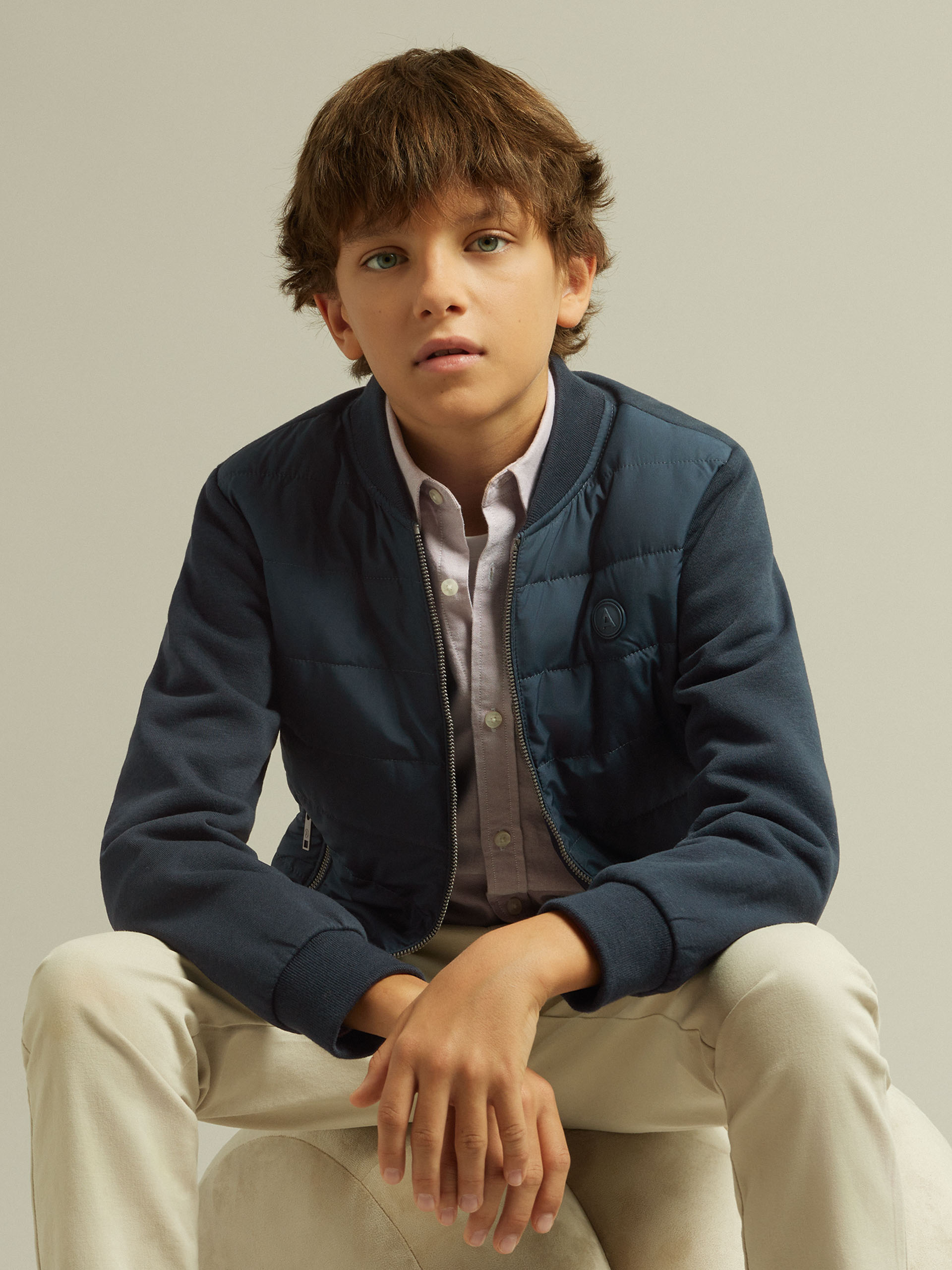 CAZADORA ANTLER KIDS AZUL MARINO