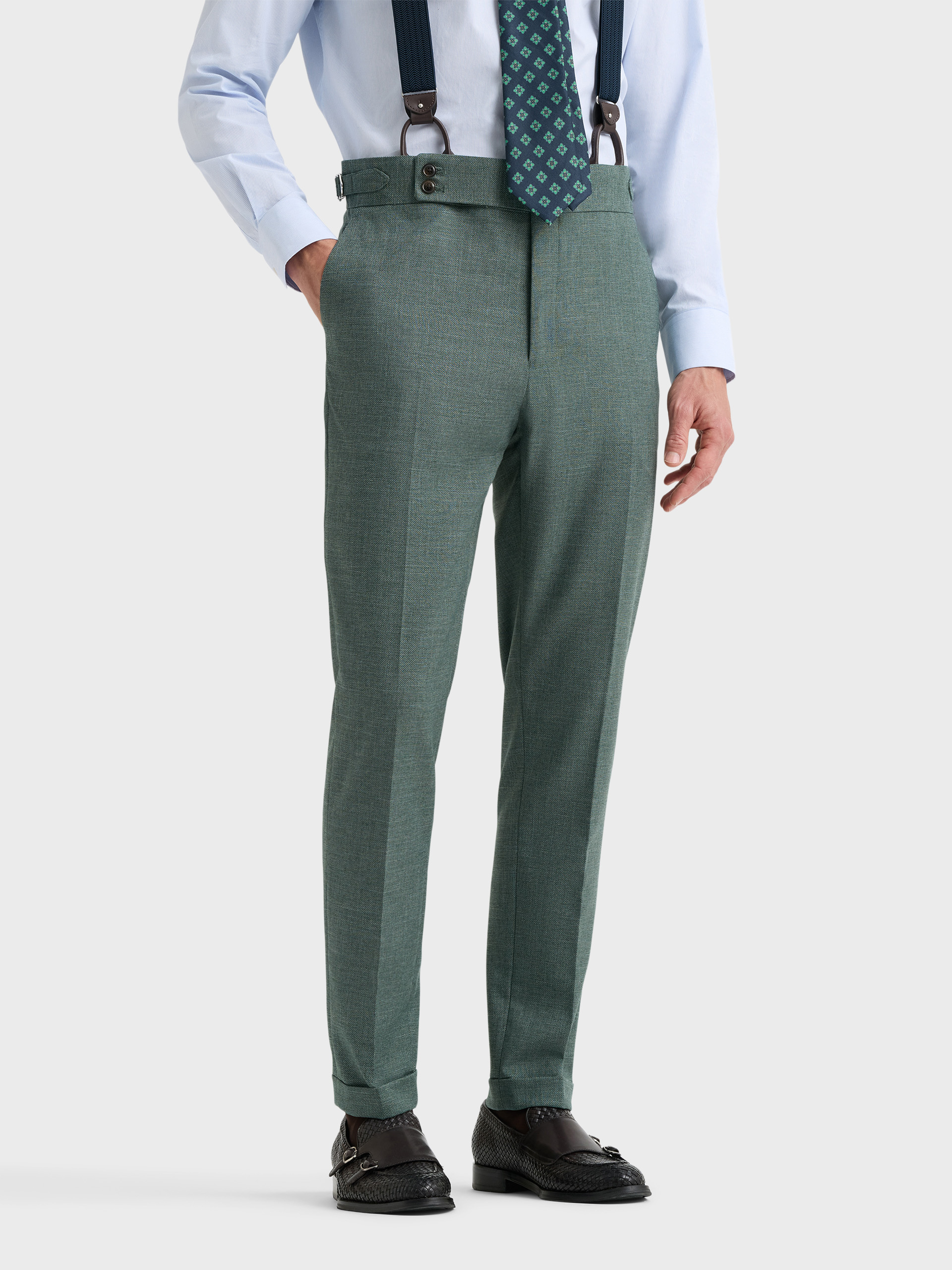 PANTALON NAPOLI STRUCTURE VERDE