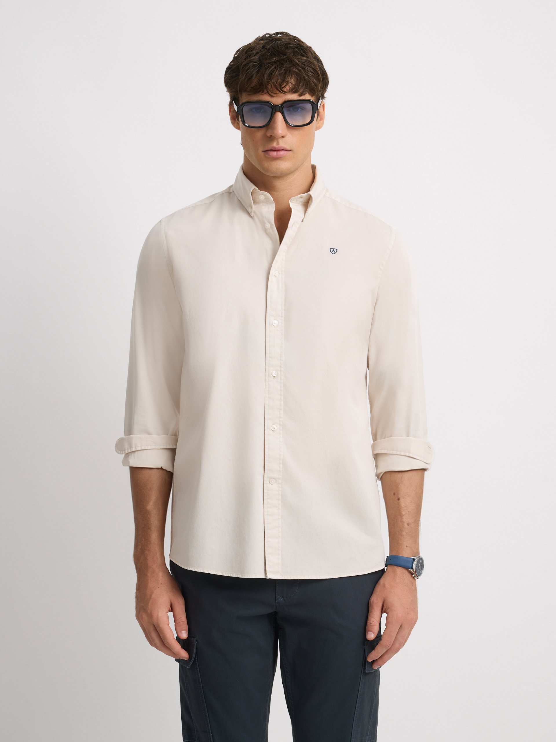 CAMISA POPELIN DYE CRUDO