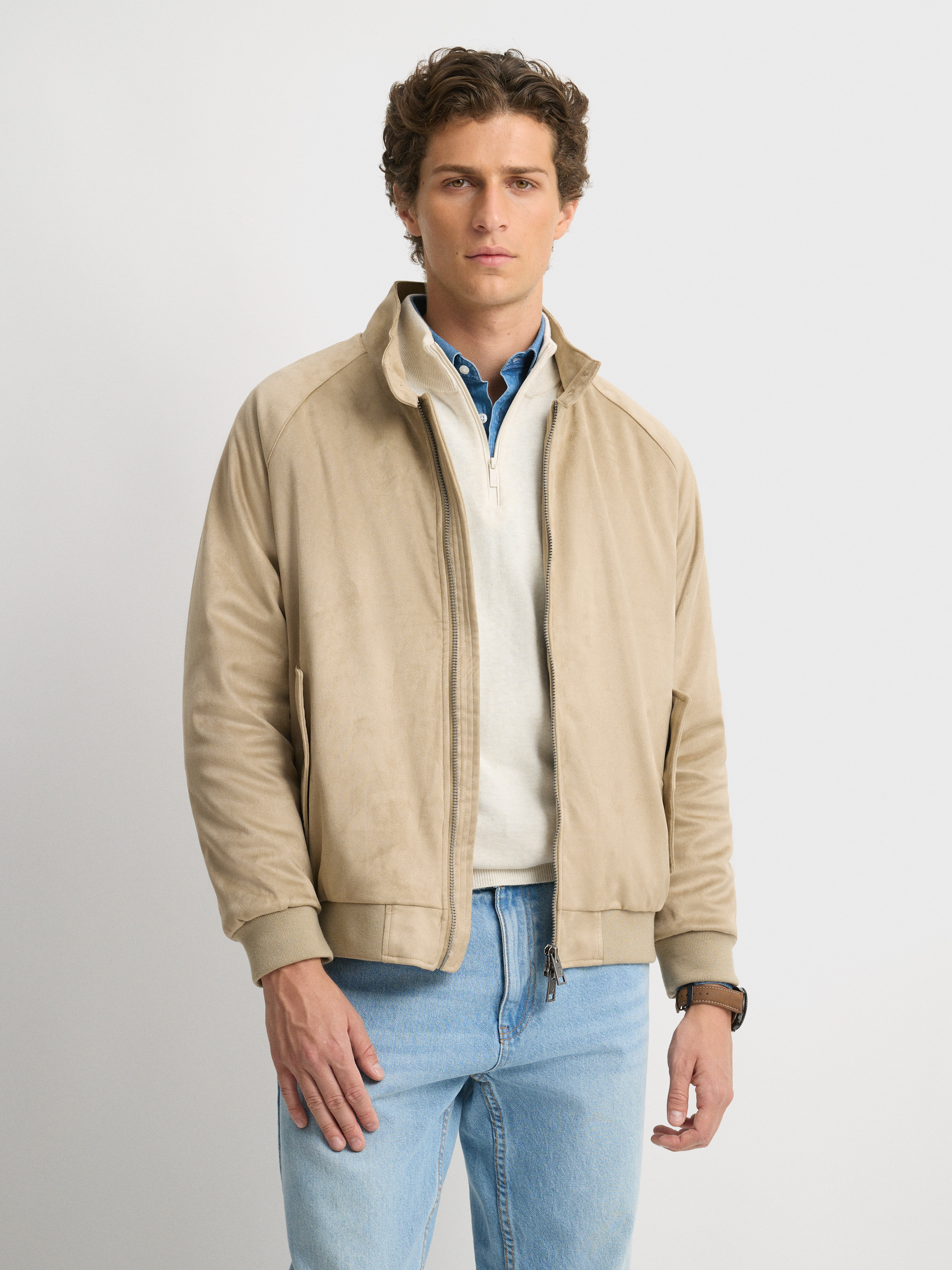 CAZADORA MAVENICK BEIGE