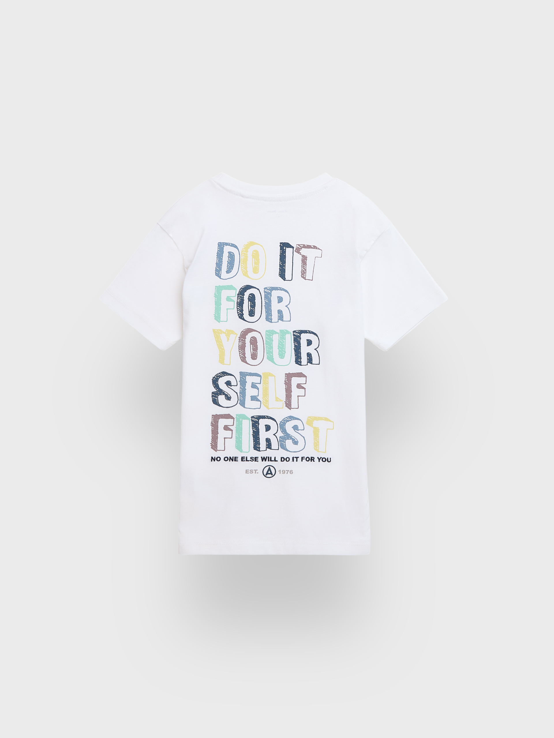 CAMISETA LETTERS KIDS BLANCO