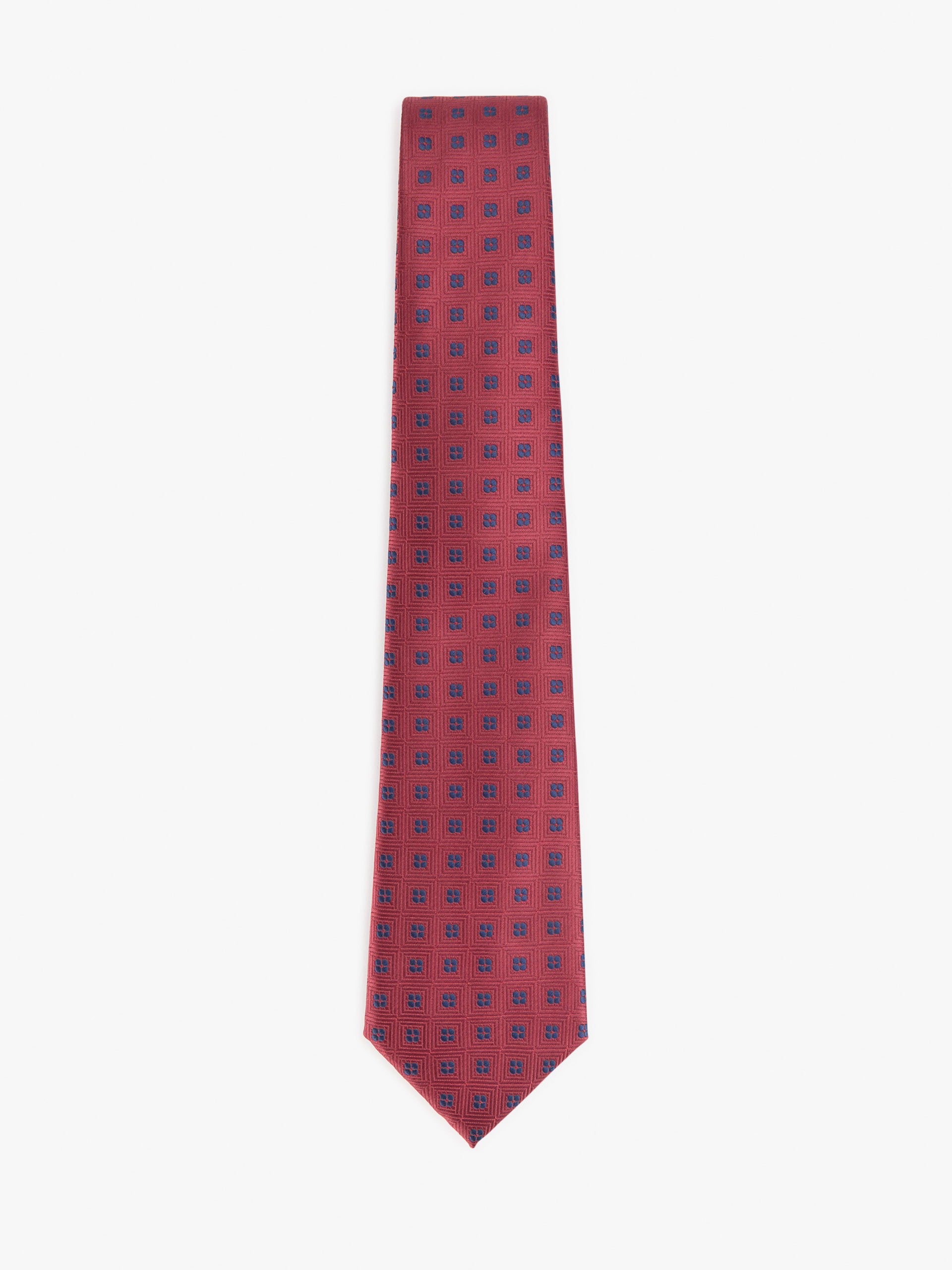 CORBATA JACQUARD MF BURDEOS