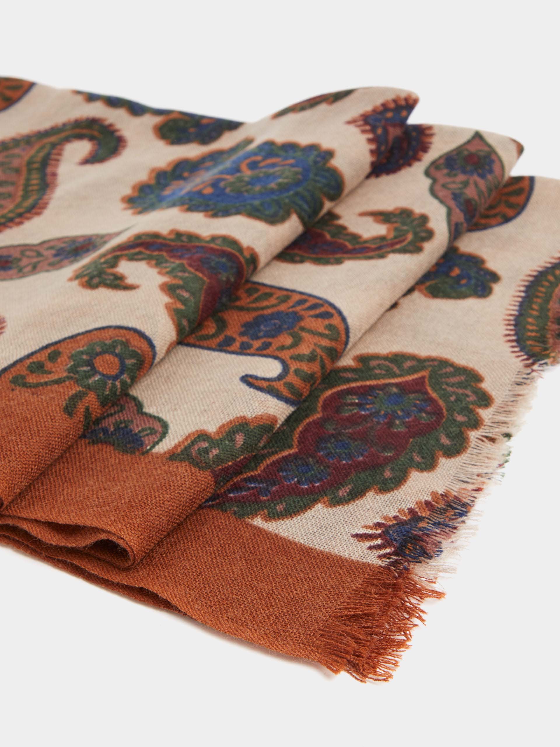 FOULARD PASLEY MARRÓN