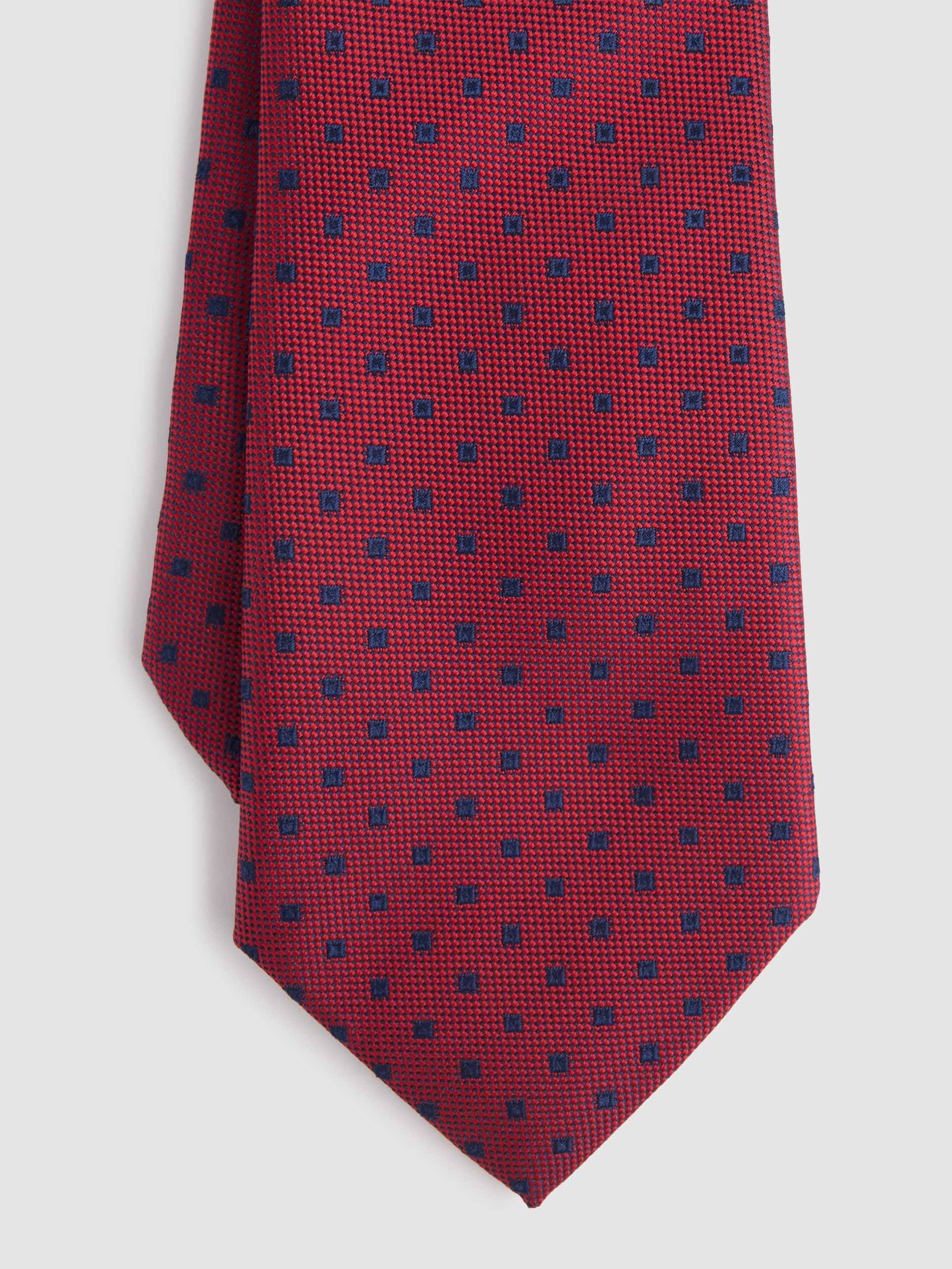 CORBATA JACQUARD MF ROJO