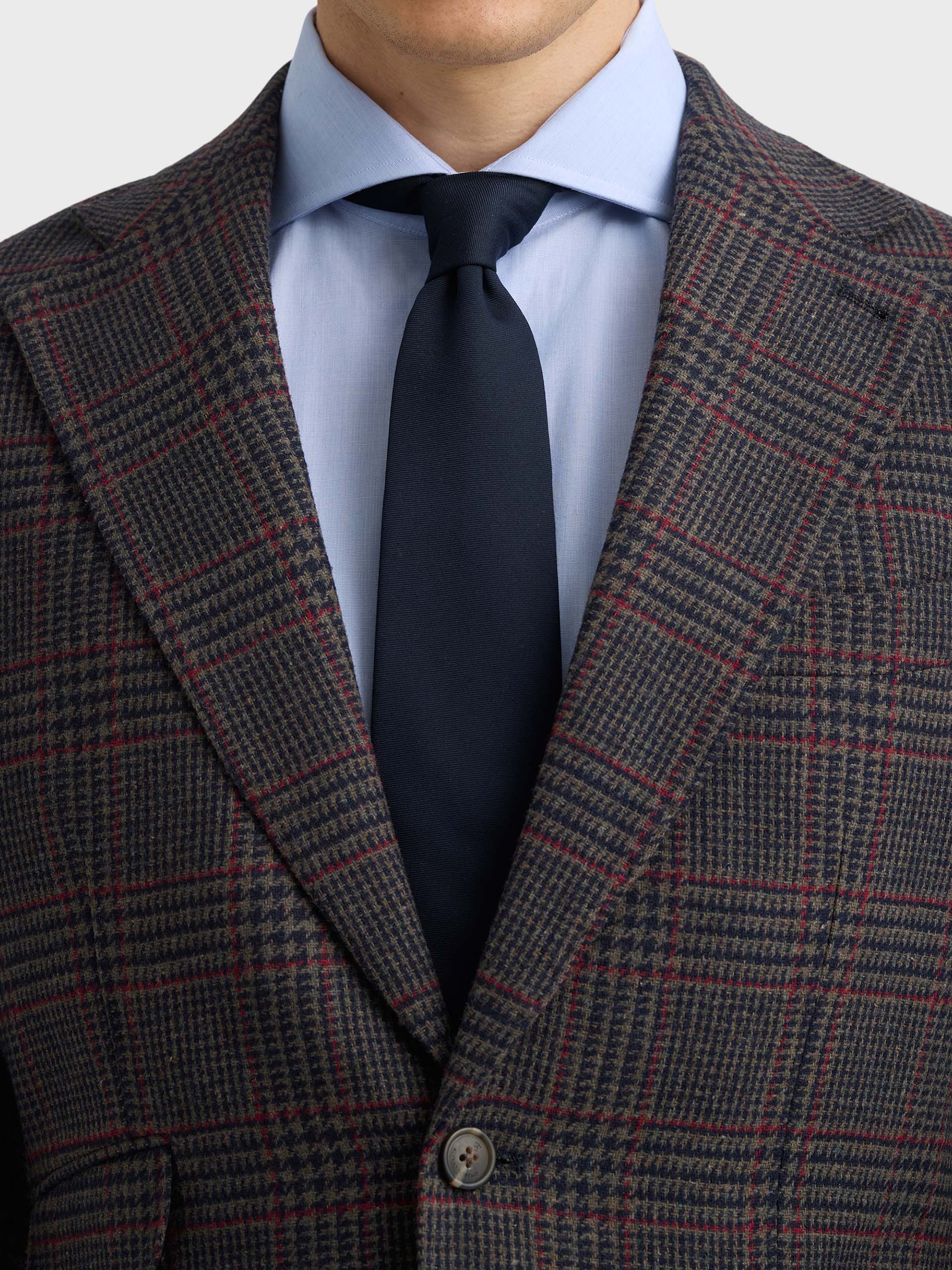 CORBATA LISA MATE AZUL MARINO