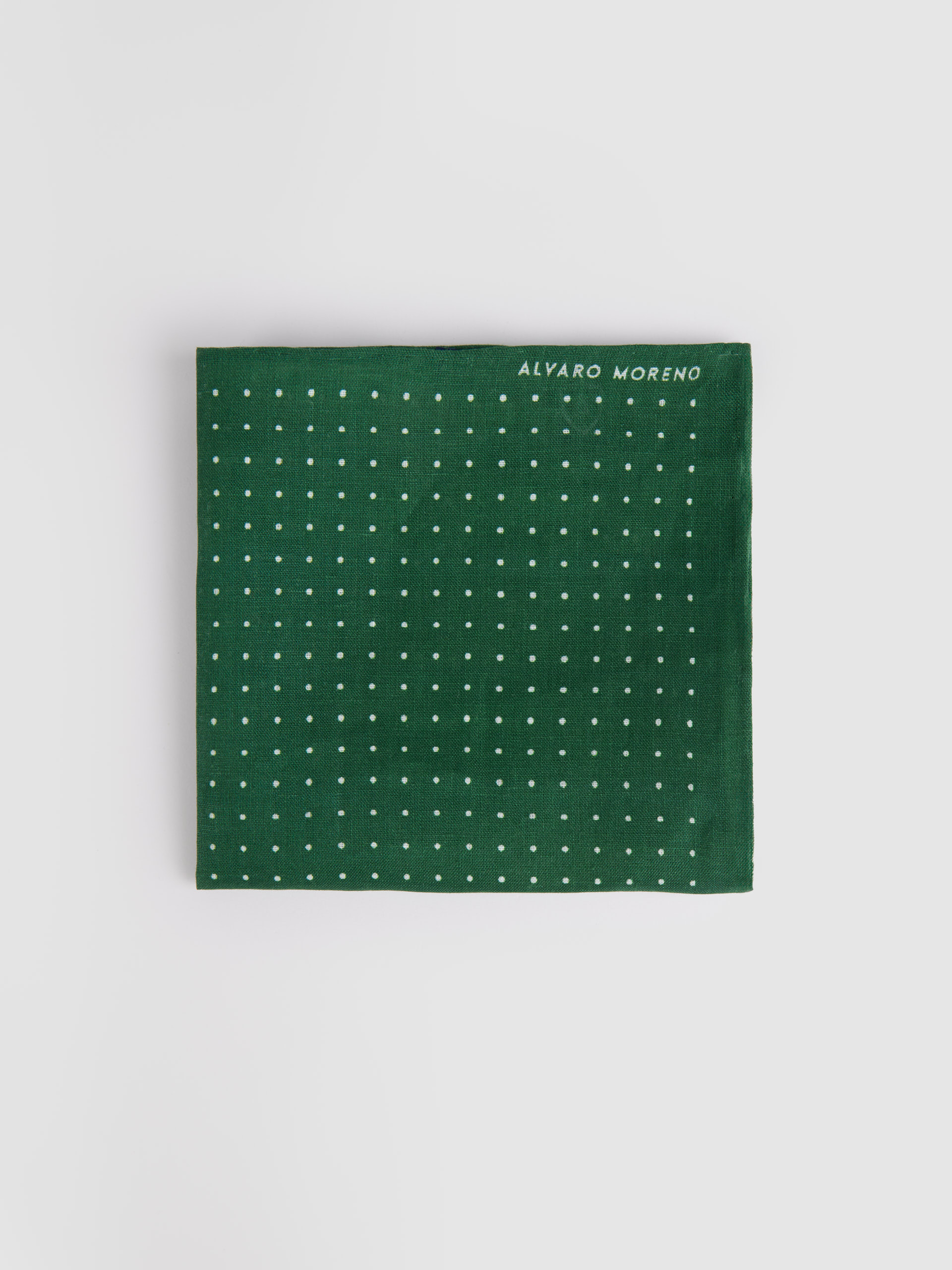 PA&Ntilde;UELO LINO PRINT VERDE