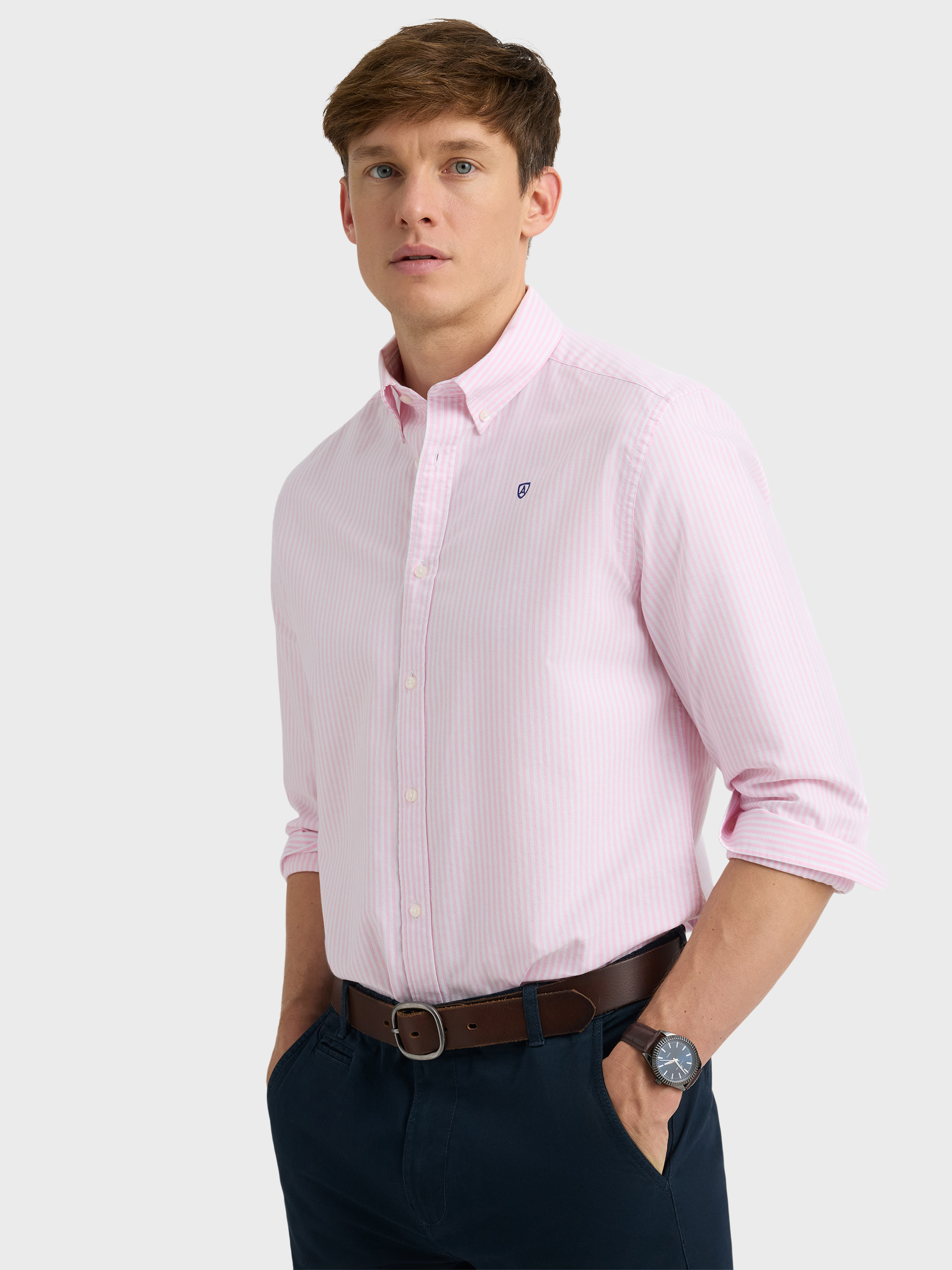 CAMISA OXFORD RAYAS