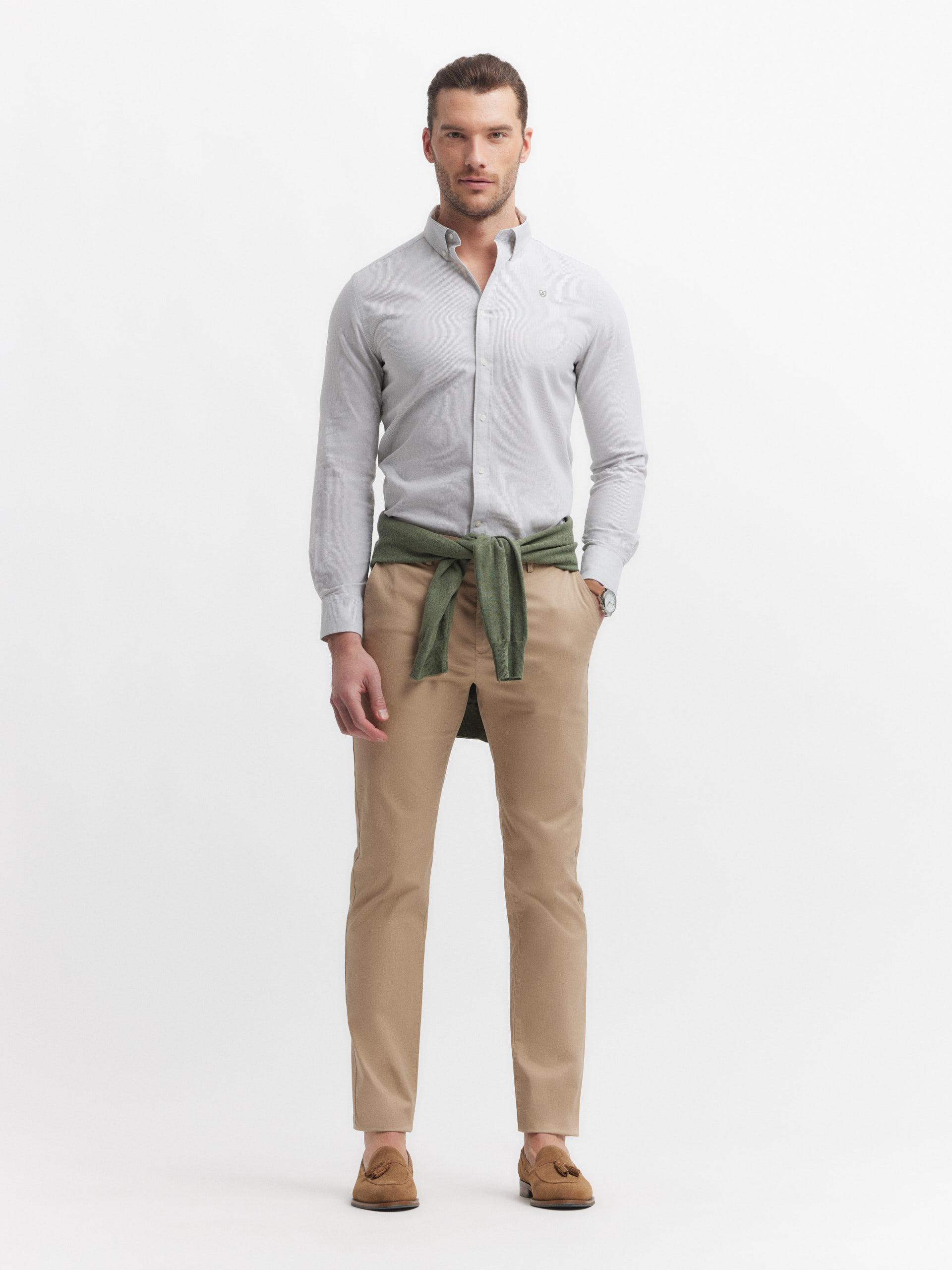 CAMISA OXFORD MIL RAYAS