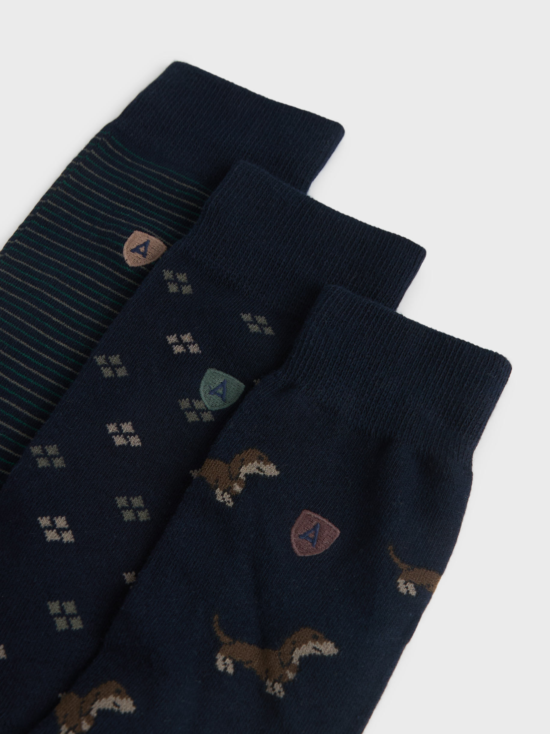 CALCETINES SET FANCY AZUL MARINO