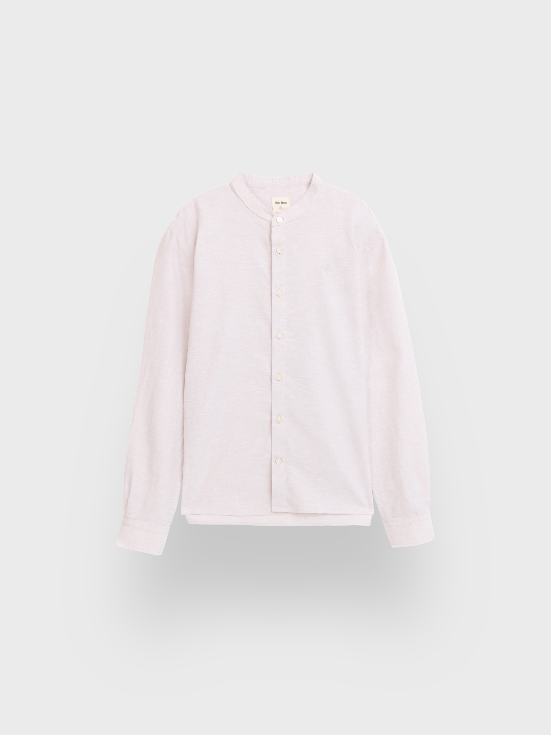 CAMISA LINO MAO KIDS BEIGE