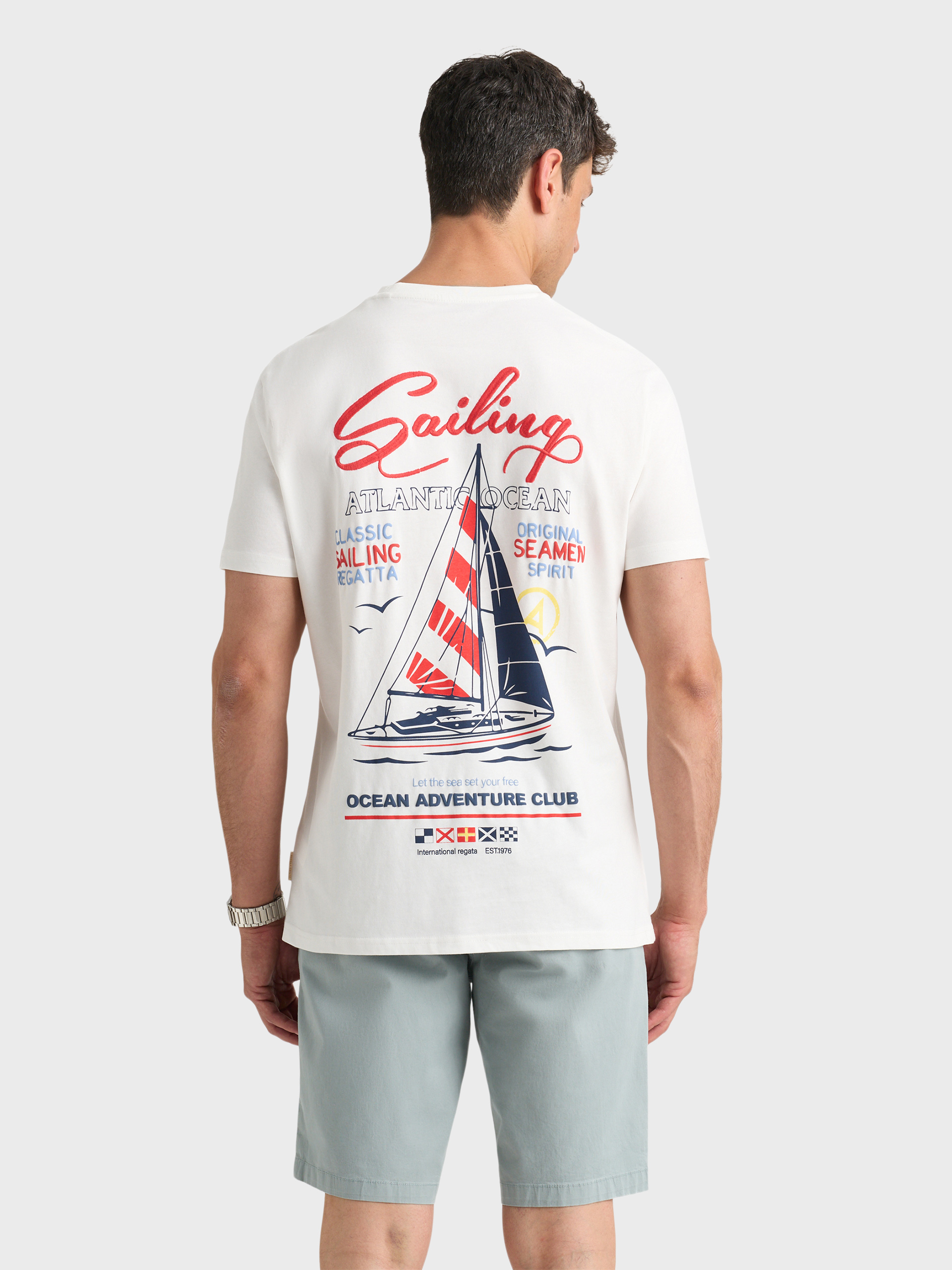 CAMISETA OCEAN BLANCO