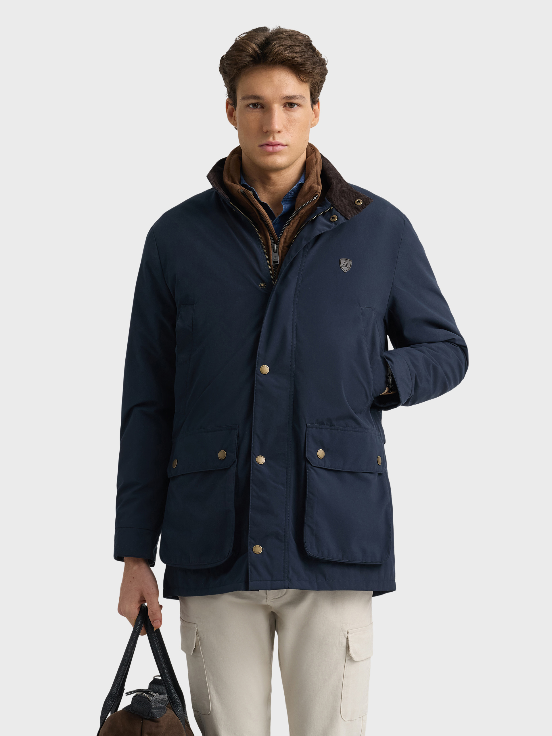 PARKA BASSET AZUL MARINO