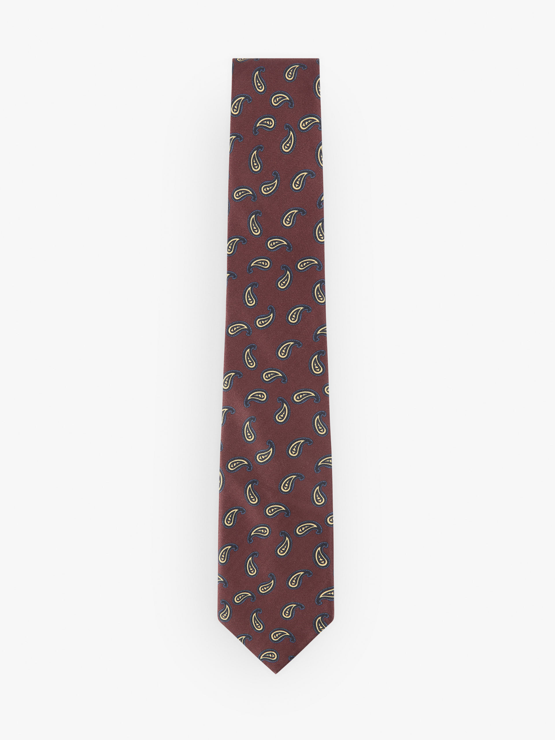 CORBATA PRINTED BURDEOS