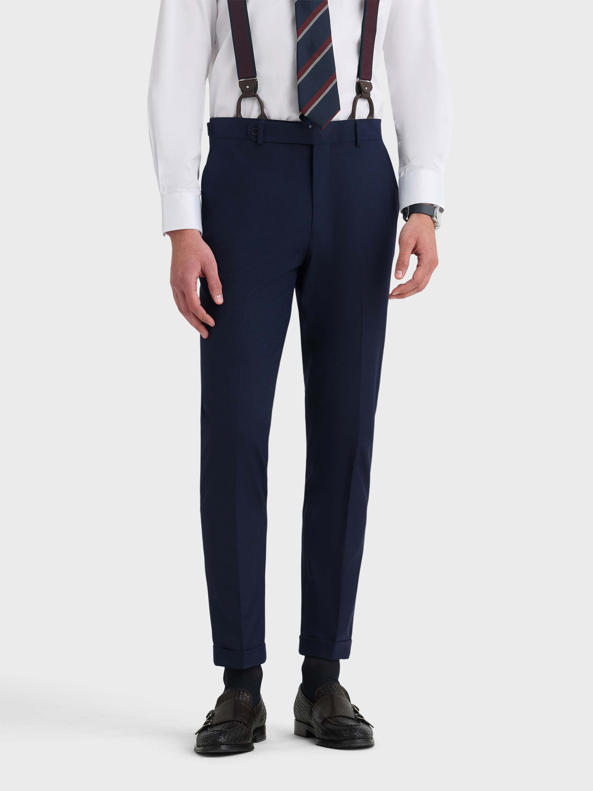 PANTALON NAPOLI GALES AZUL MARINO