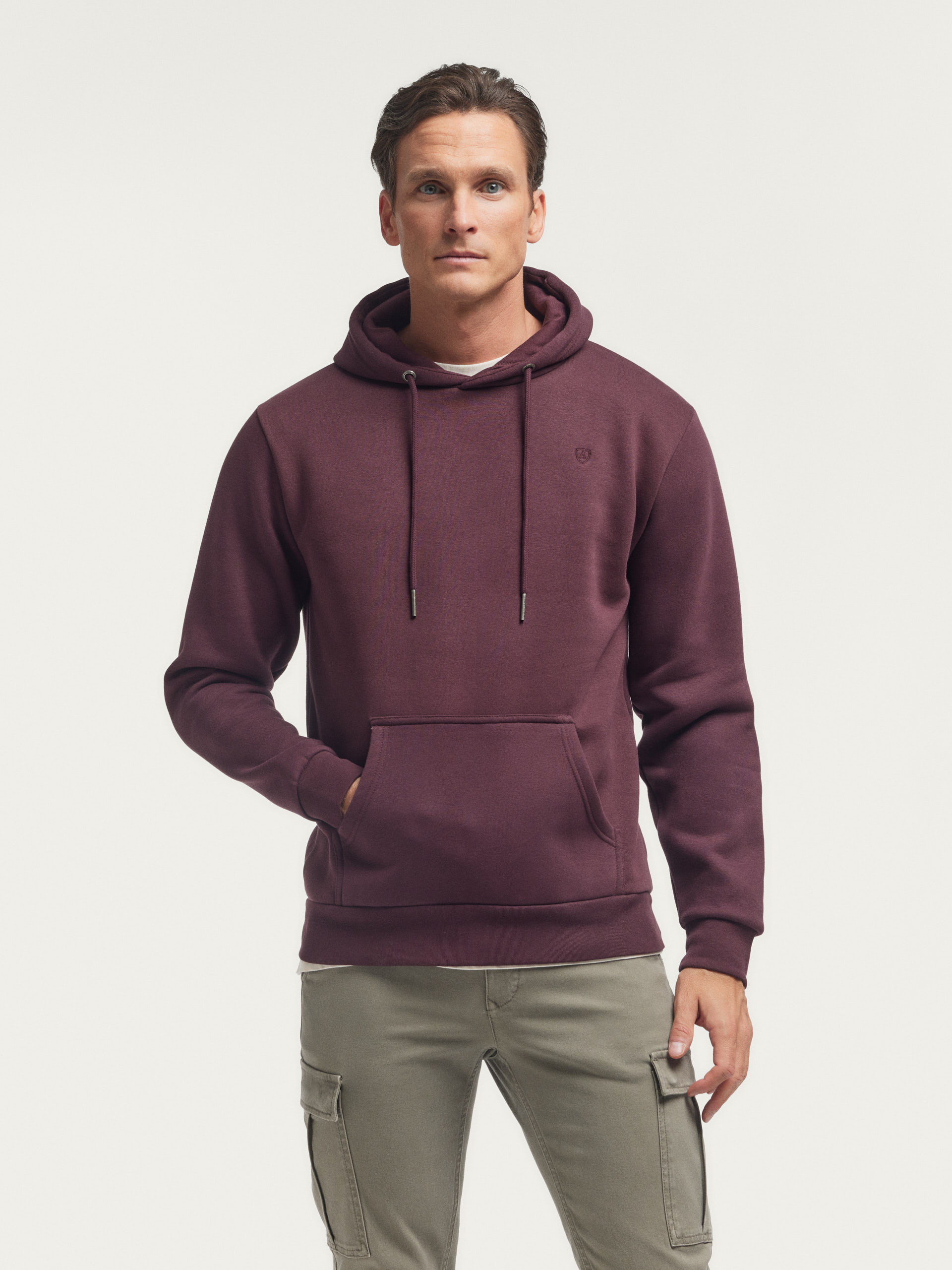 SUDADERA NELLAN BURDEOS
