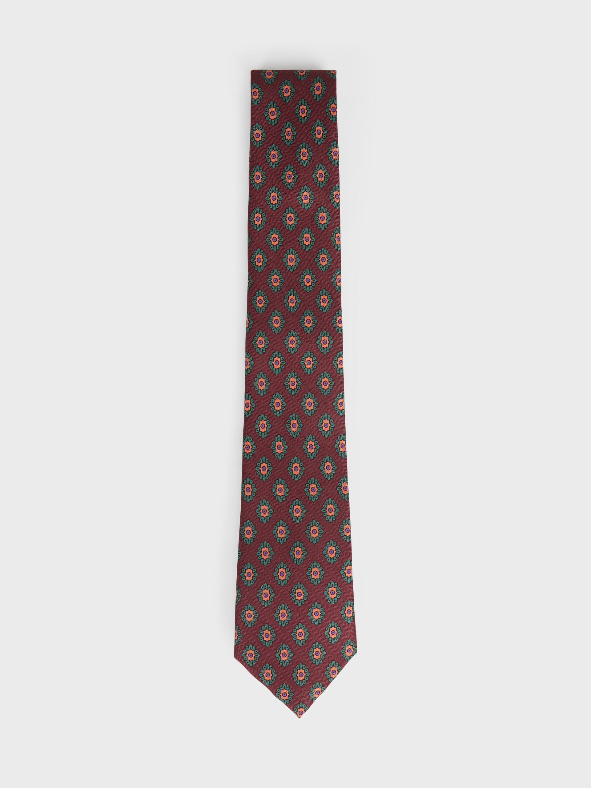 CORBATA PRINTED BURDEOS