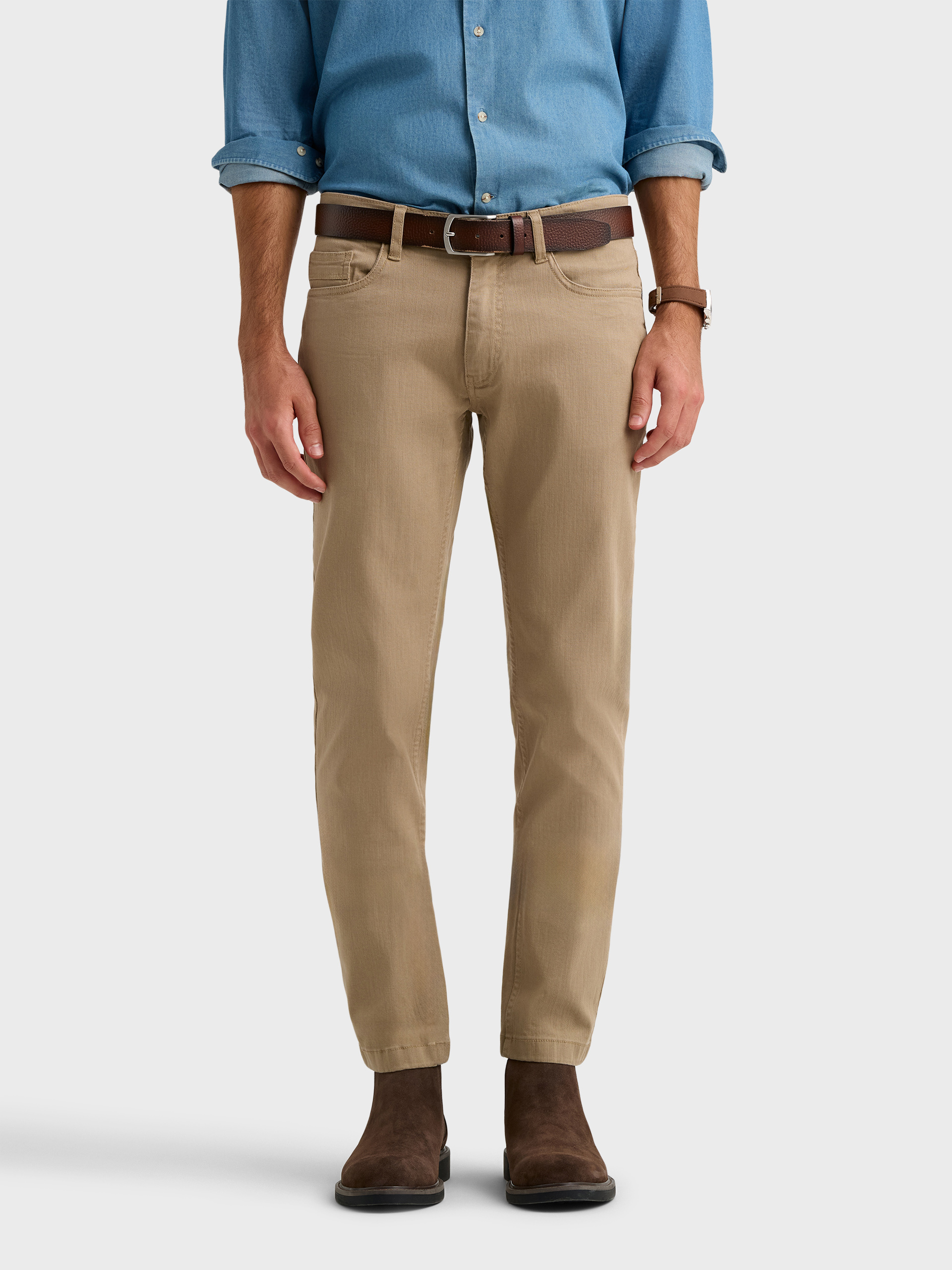 PANTALON 5 POCKETS CAMEL