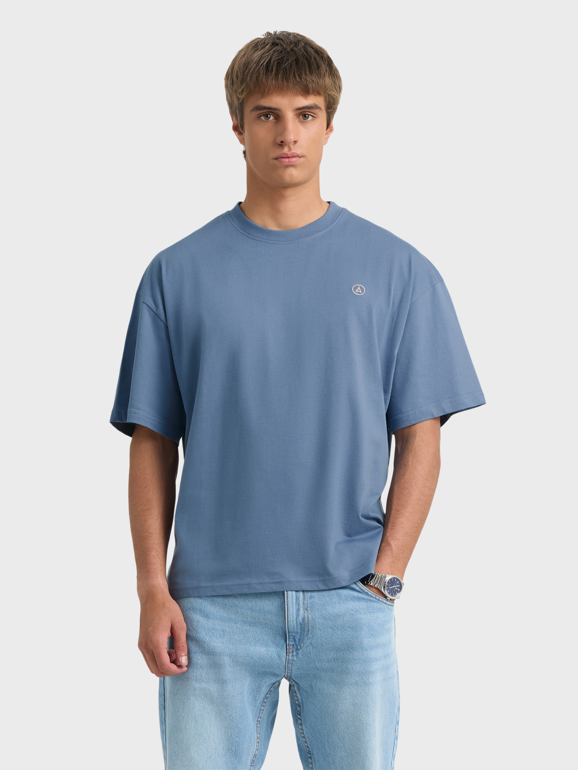 CAMISETA OVERSIZE AZUL