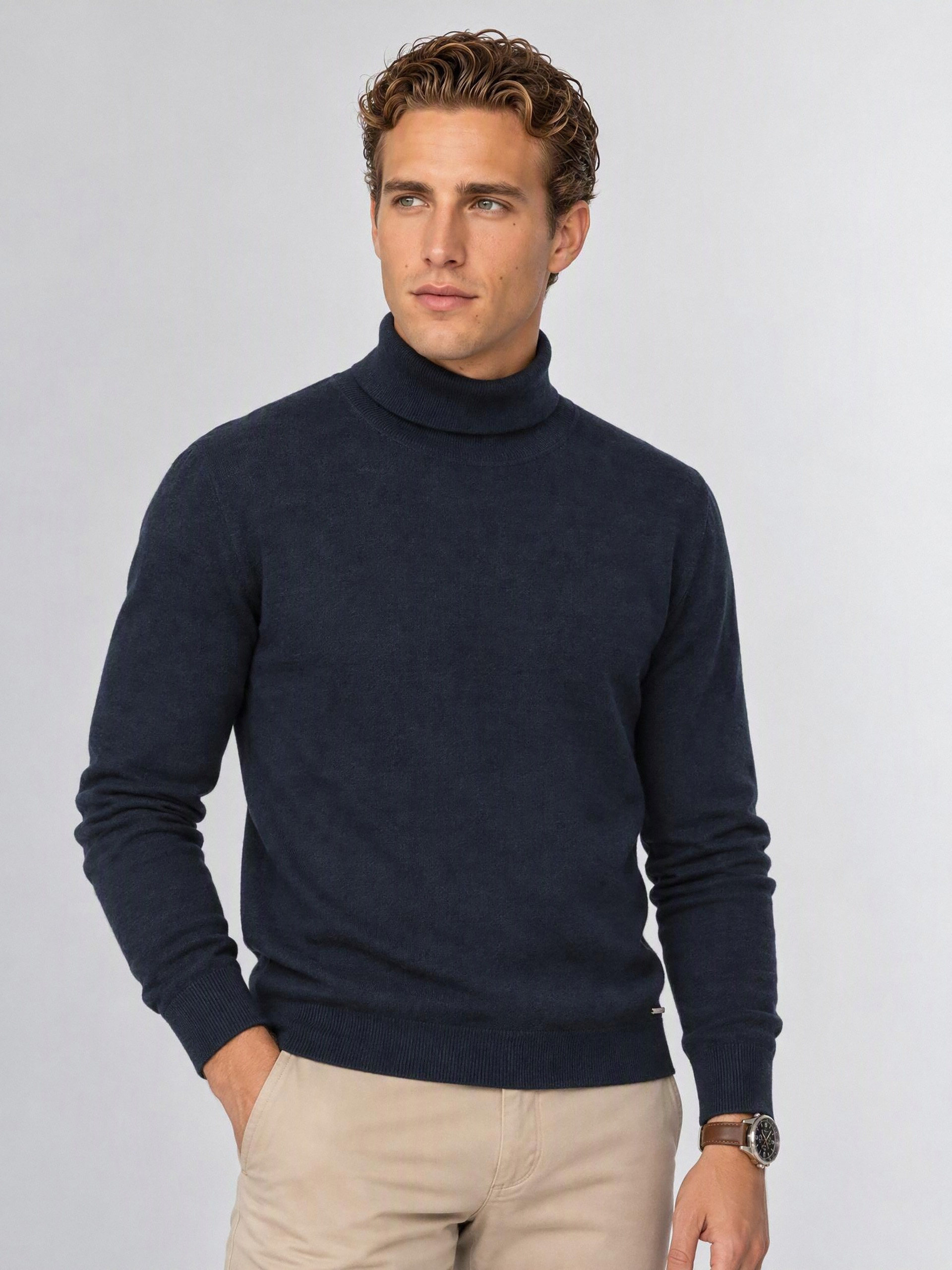 JERSEY CUELLO VUELTO VERDE