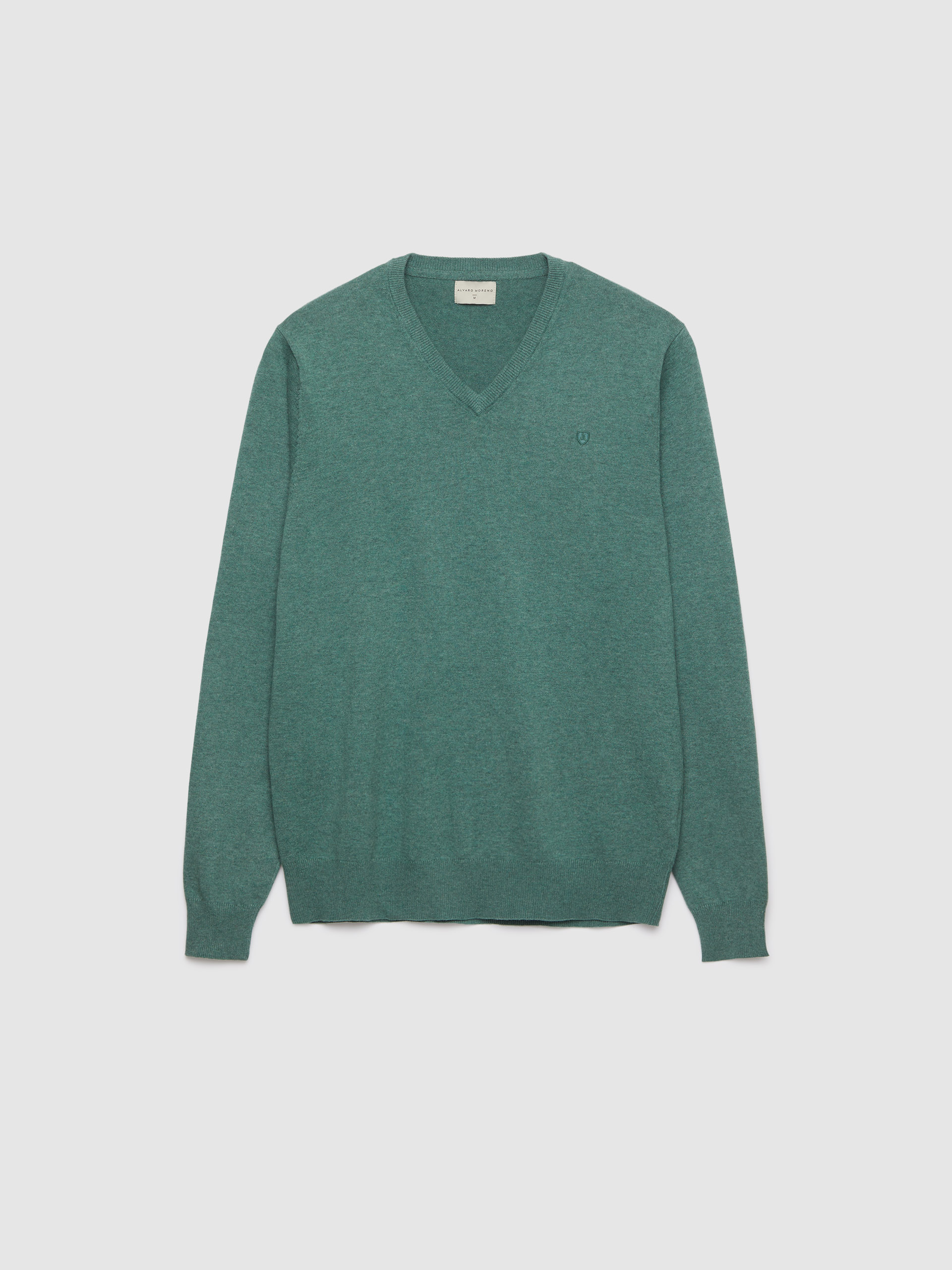 JERSEY V-NECK VERDE