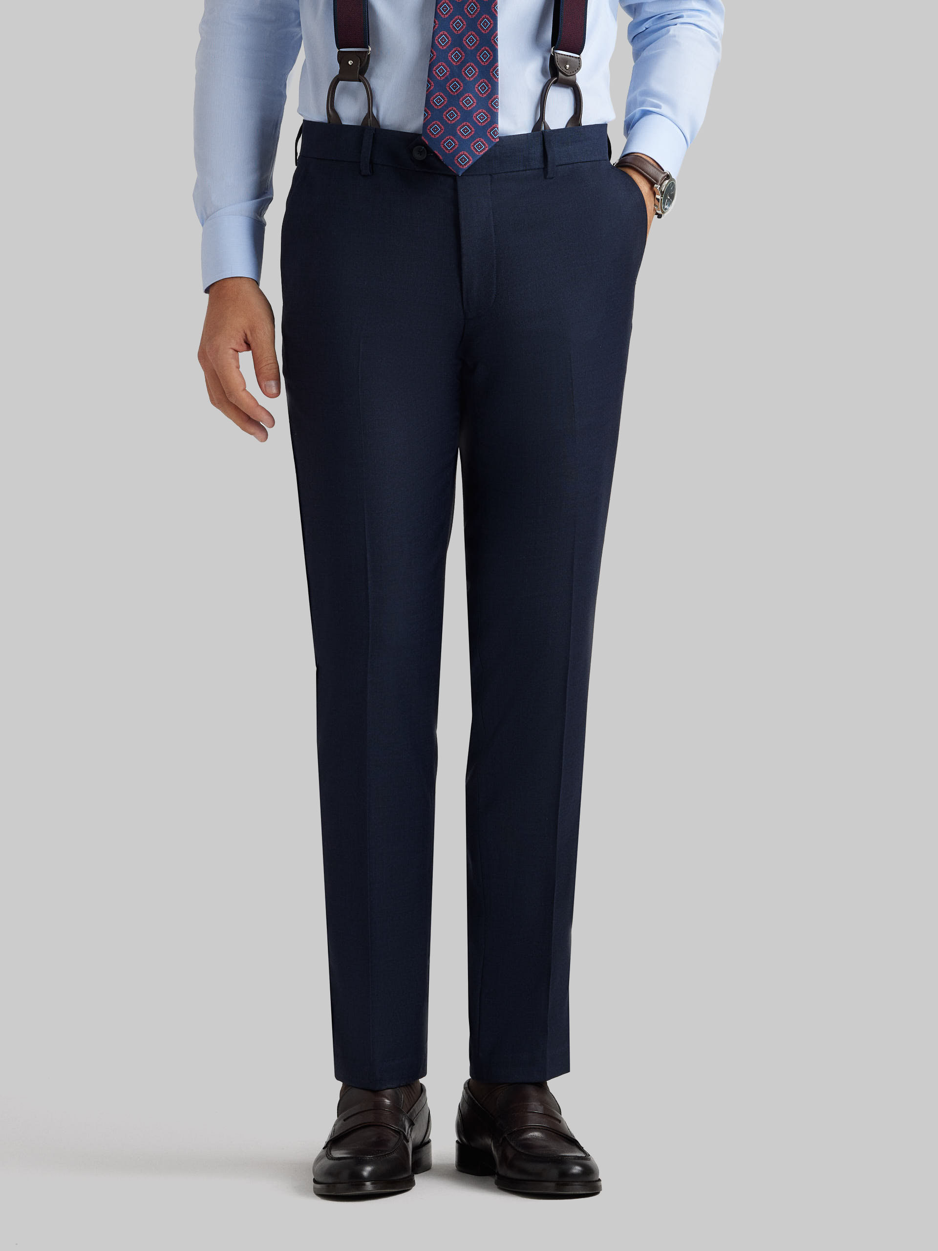 PANTALON FIL A FIL AZUL MARINO