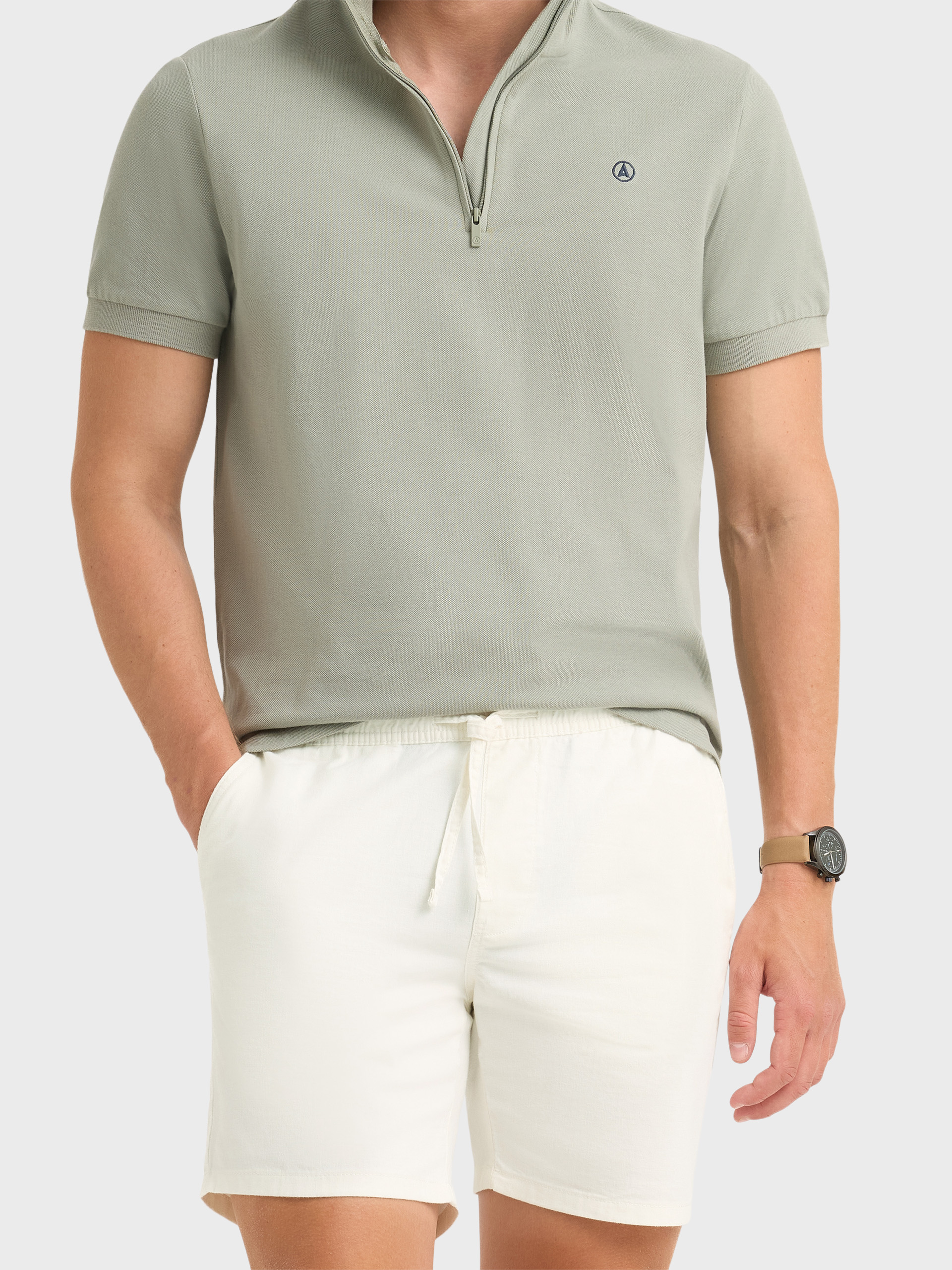 BERMUDA LINO BLANCO