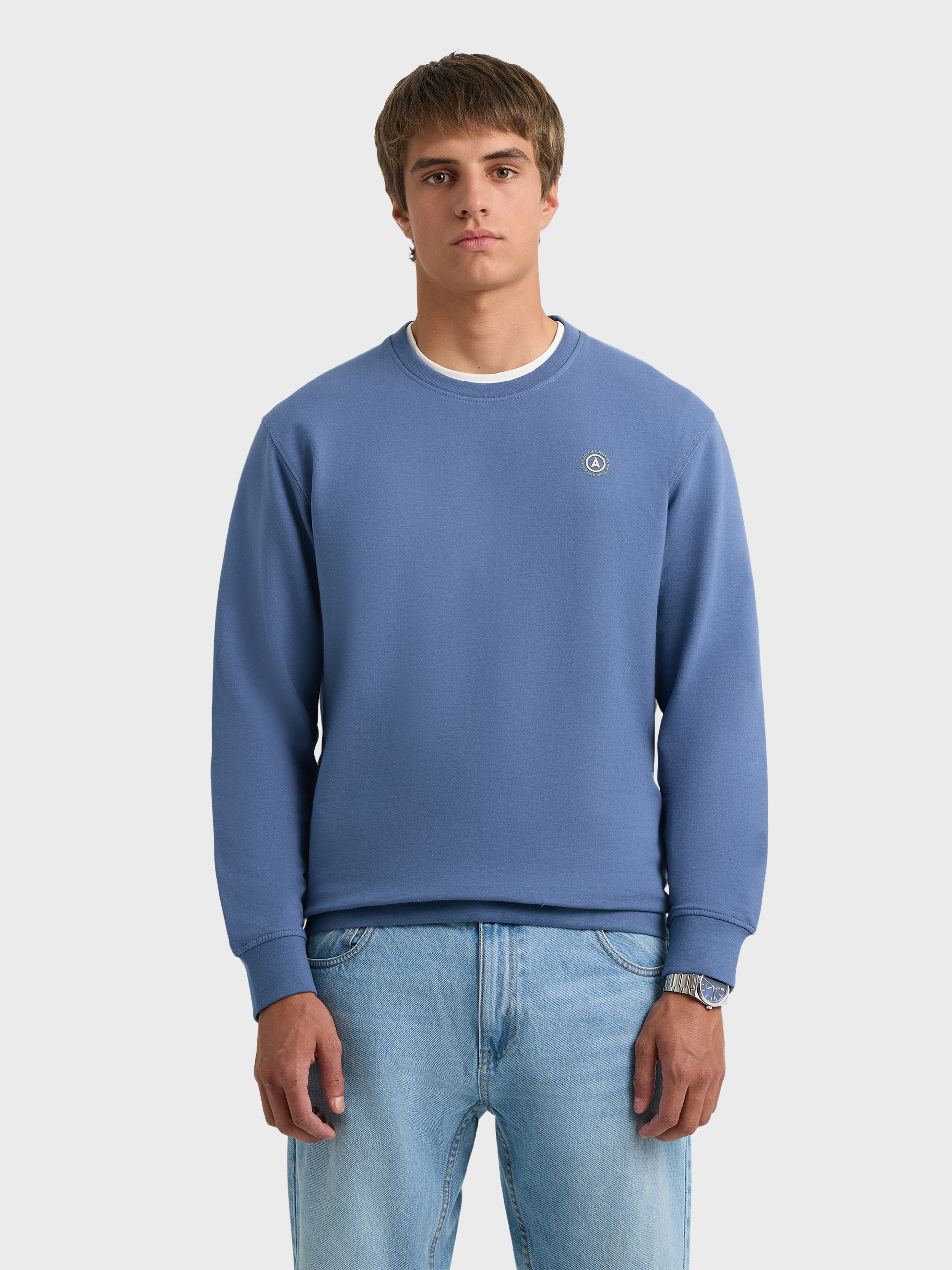 SUDADERA BASIC SPRING AZUL