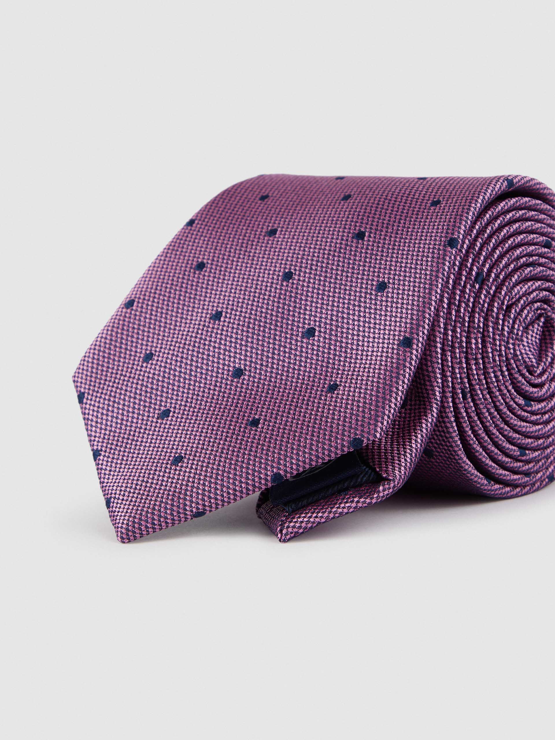 CORBATA JACQUARD MF ROSA