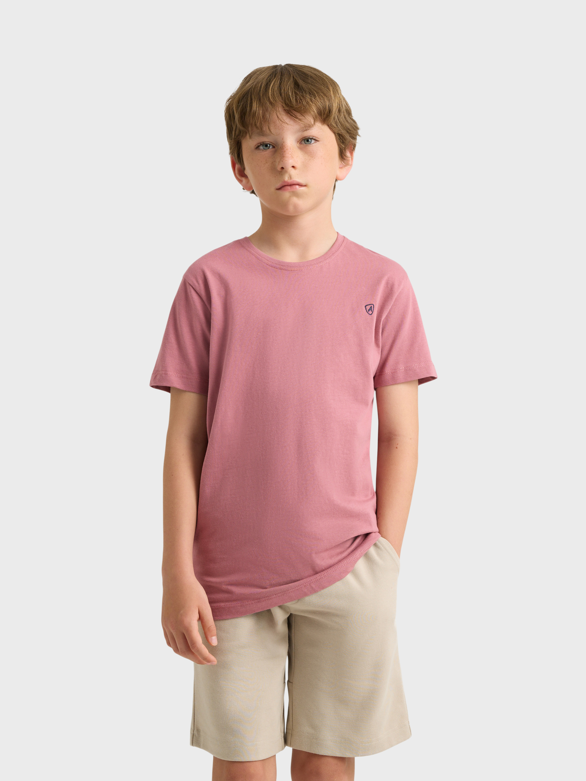 CAMISETA BASICA KIDS VIOLETA