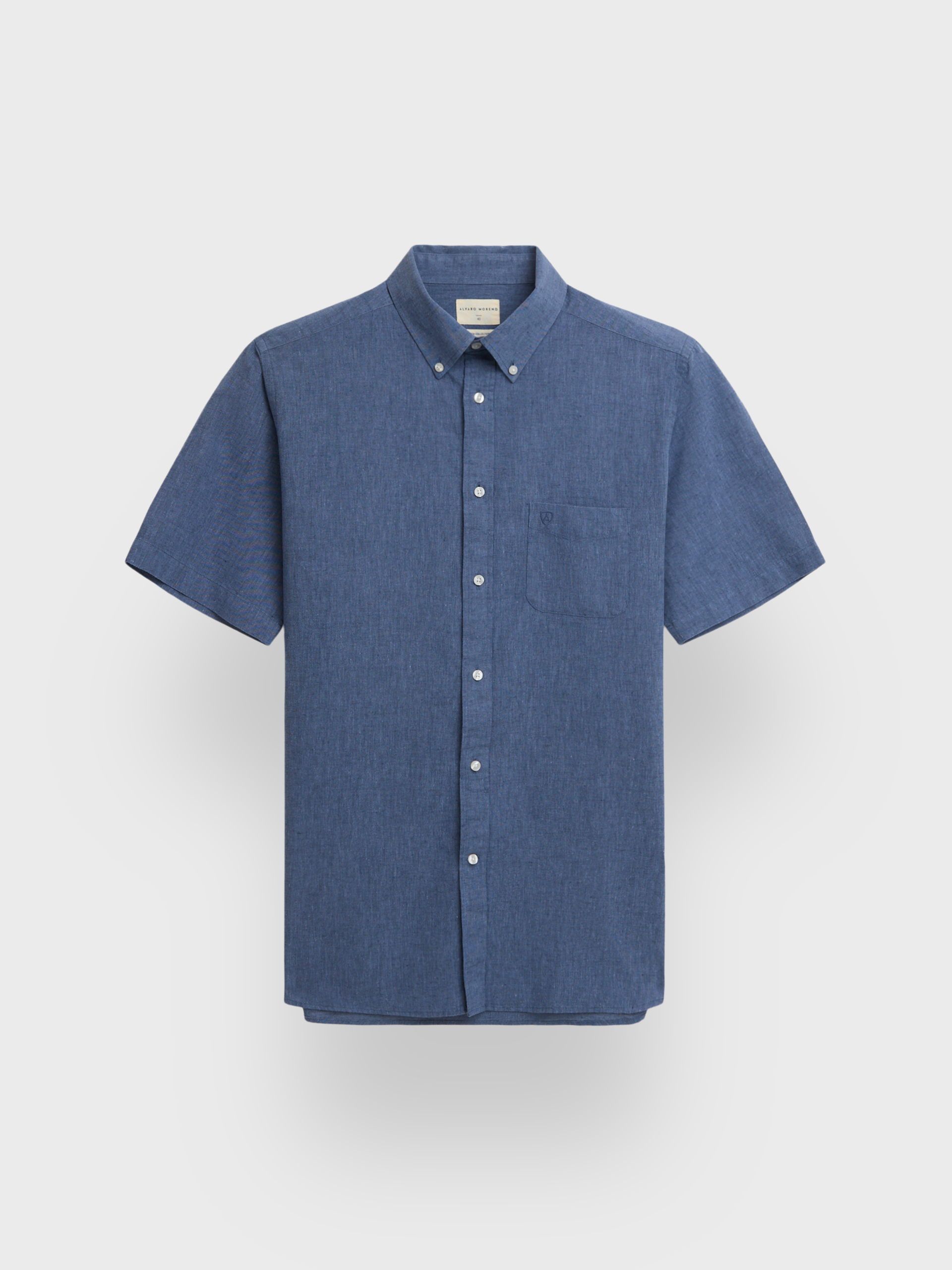 CAMISA LINO M.CORTA