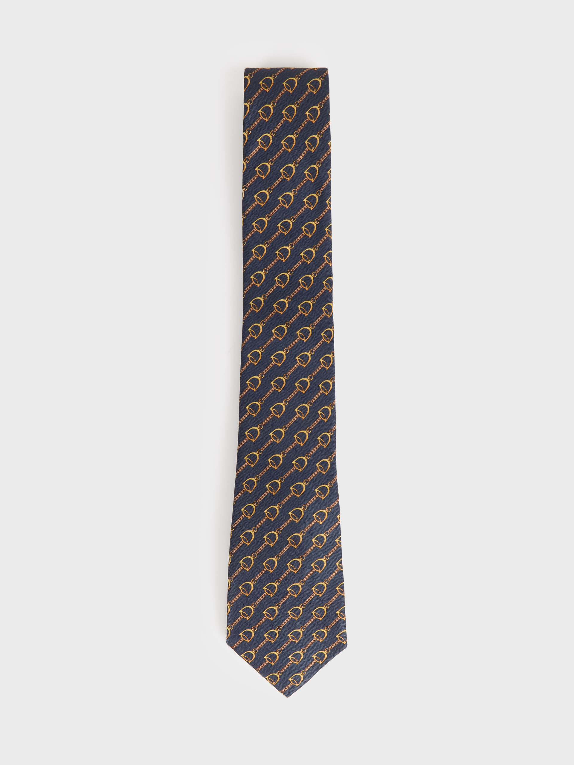 CORBATA PRINTED AZUL MARINO