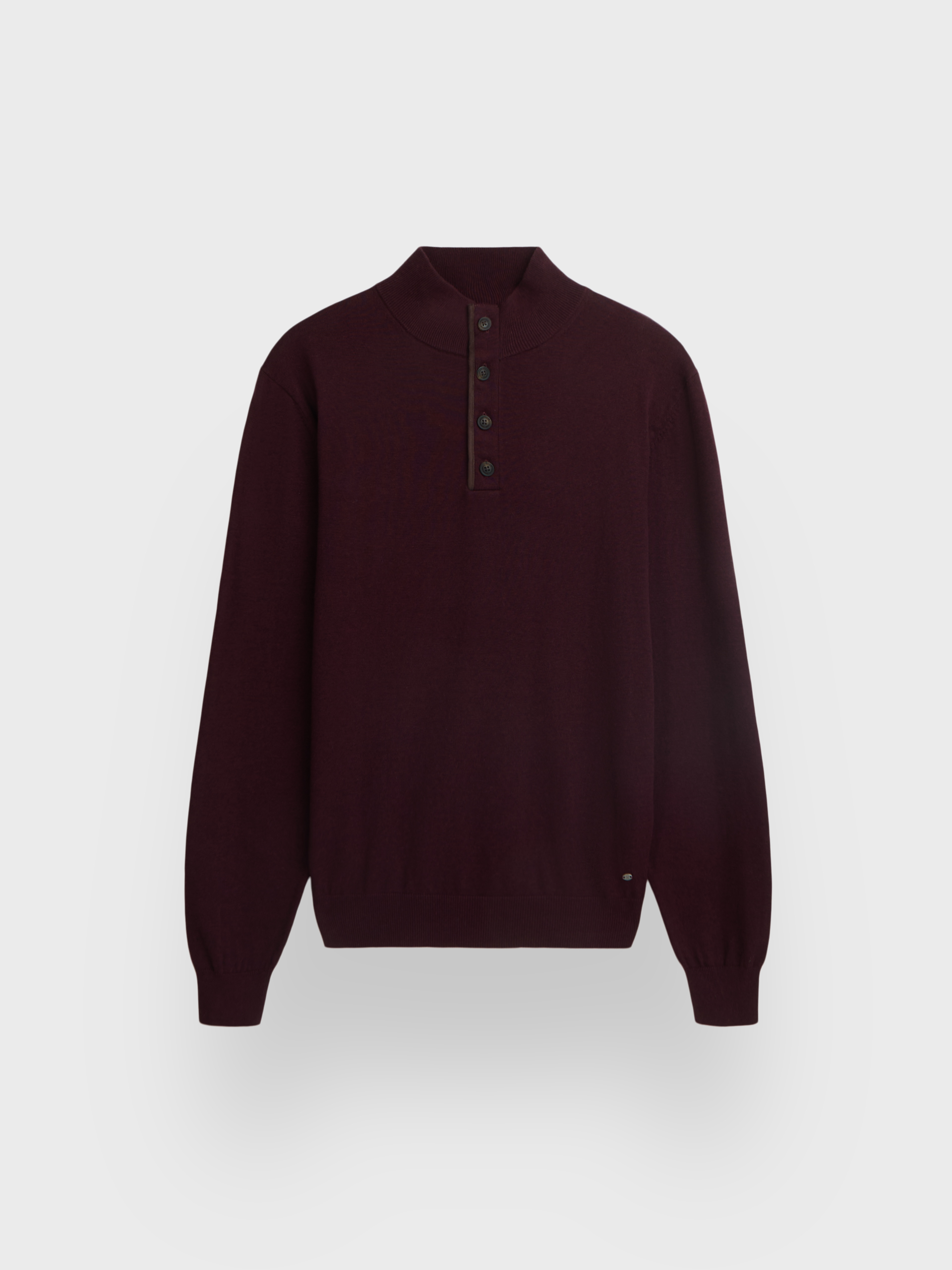 JERSEY BUTTON COLLAR