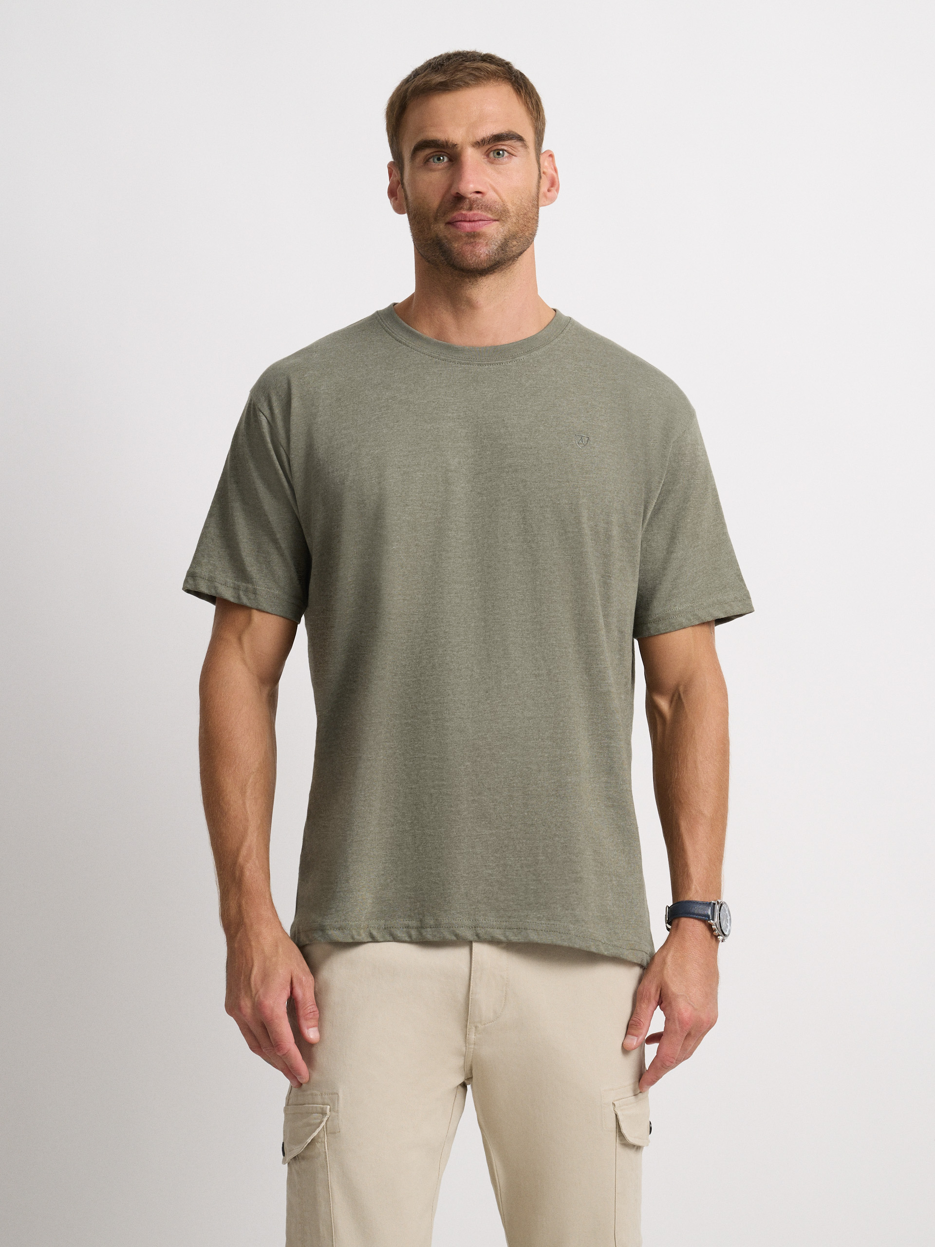 CAMISETA MELANGE VERDE