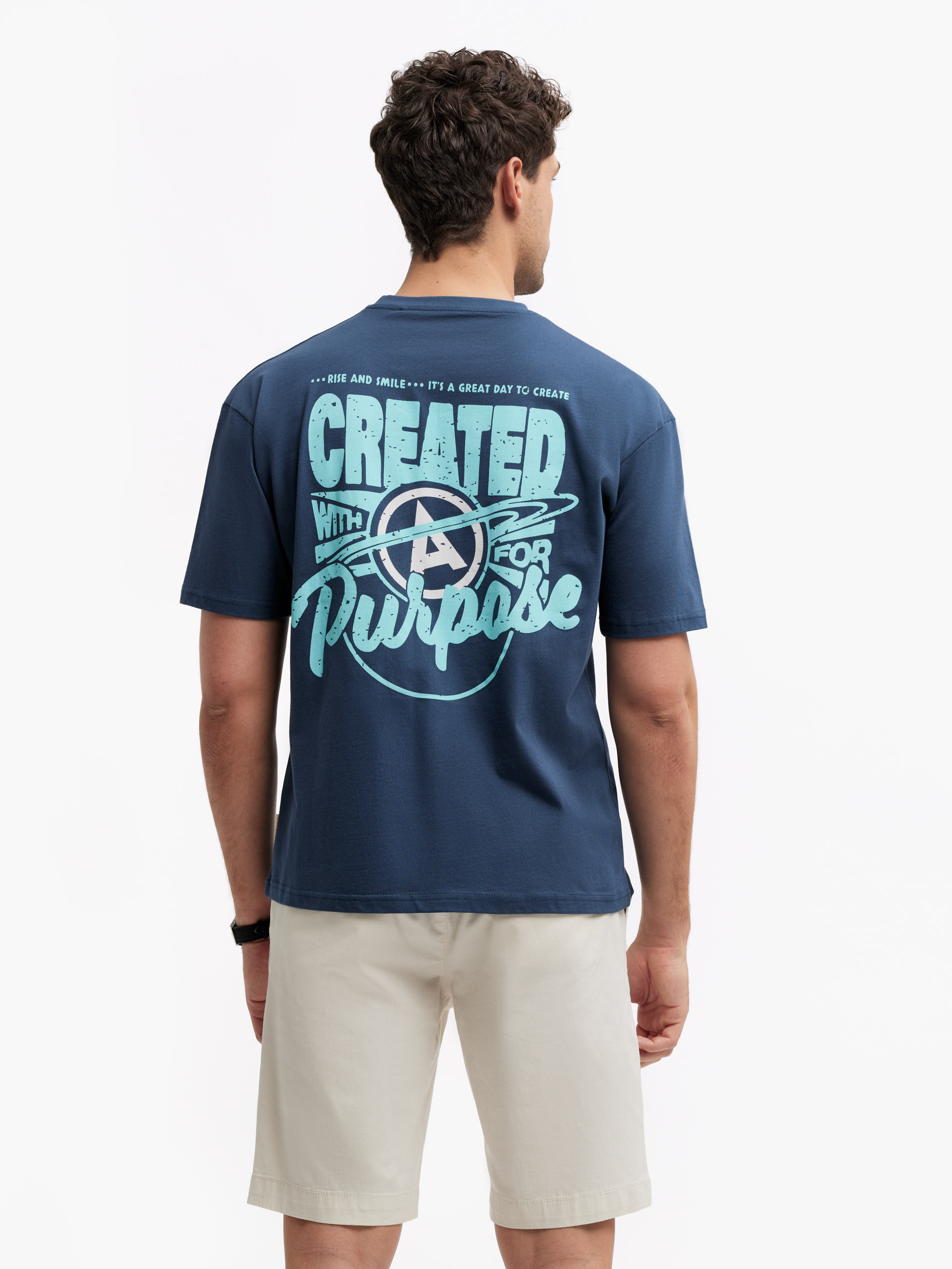 CAMISETA PURPOSE AZUL MARINO
